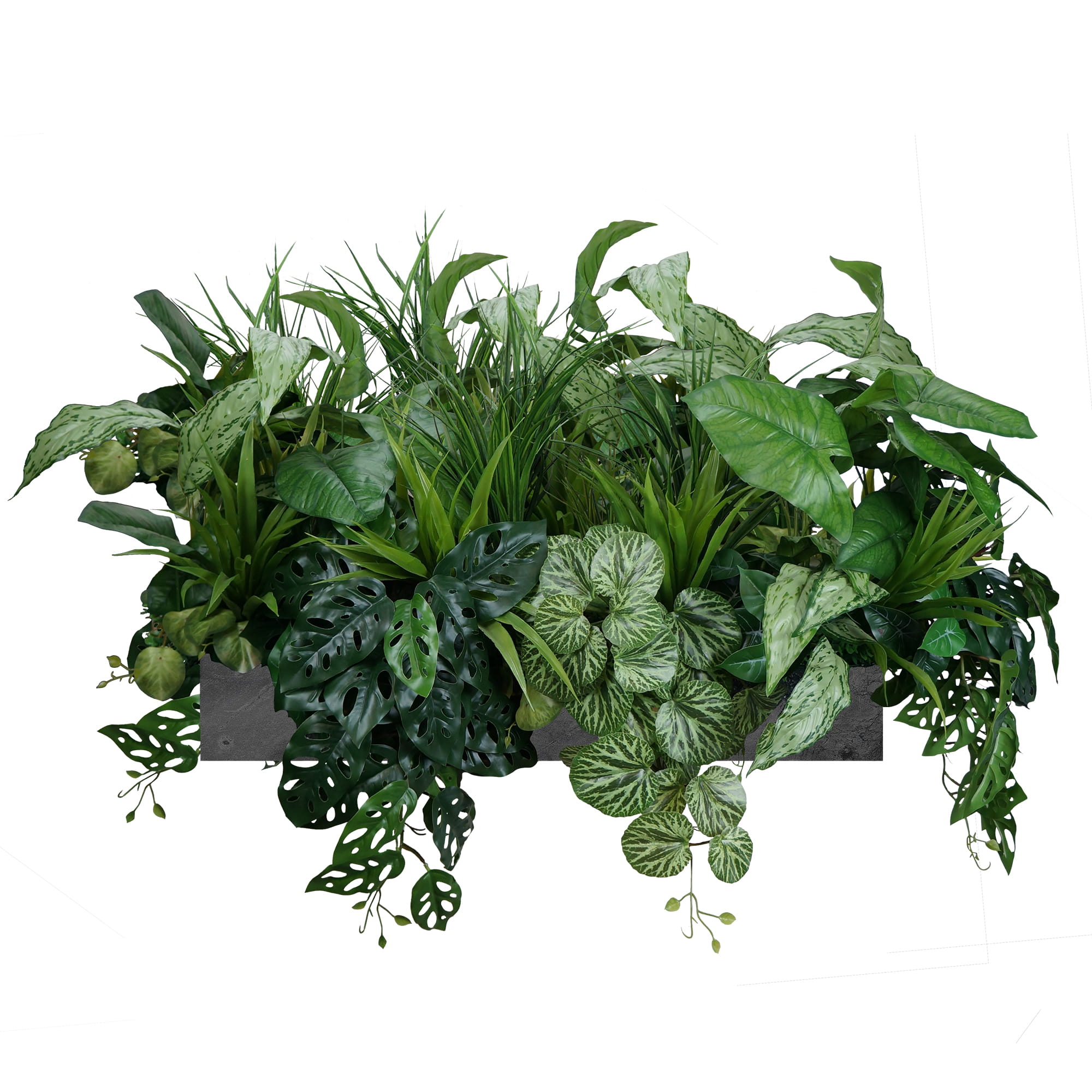 Composition de pot de fleurs Verdant Haven