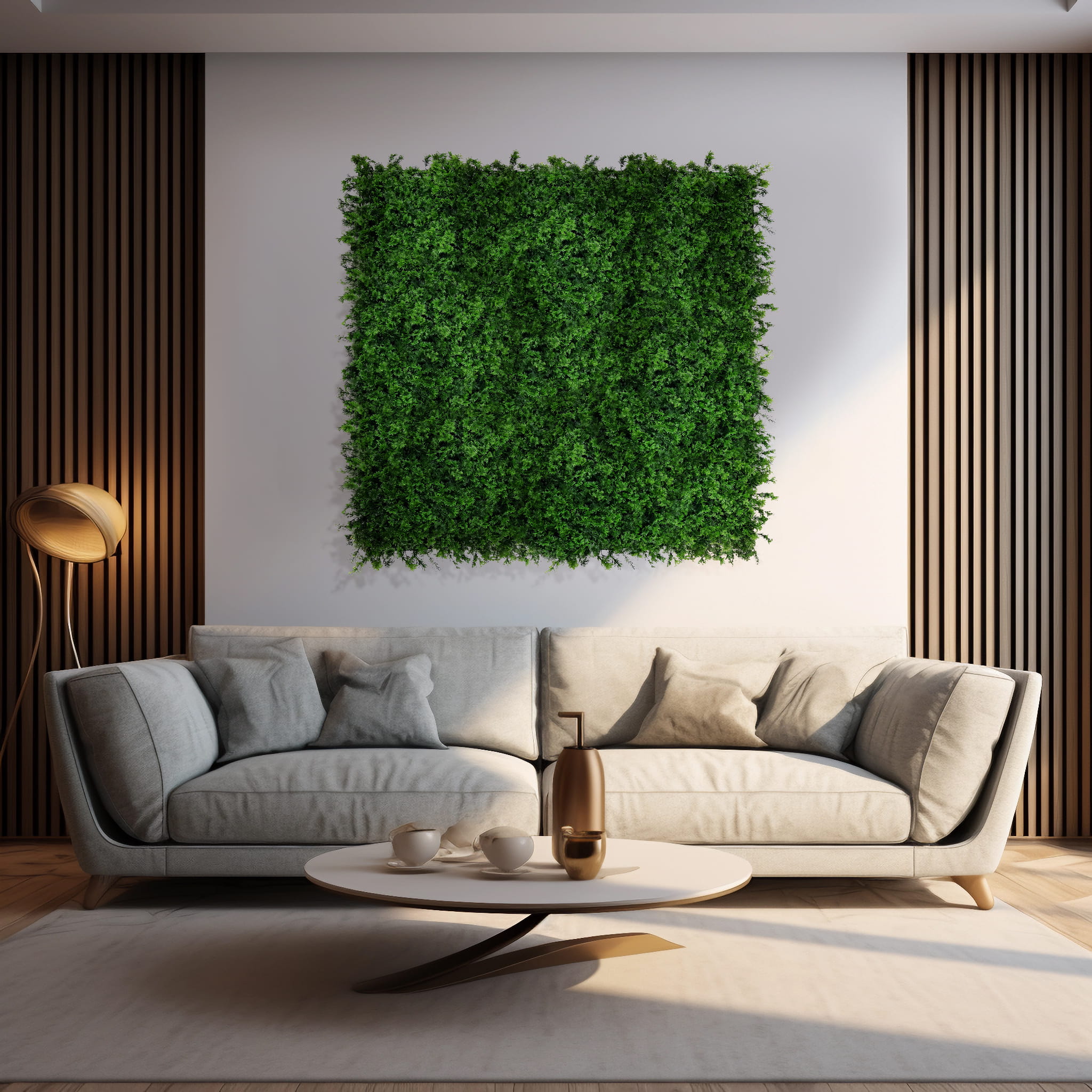 Tapis UV Ptérygion vert artificiel 50x50cm – Green Designers