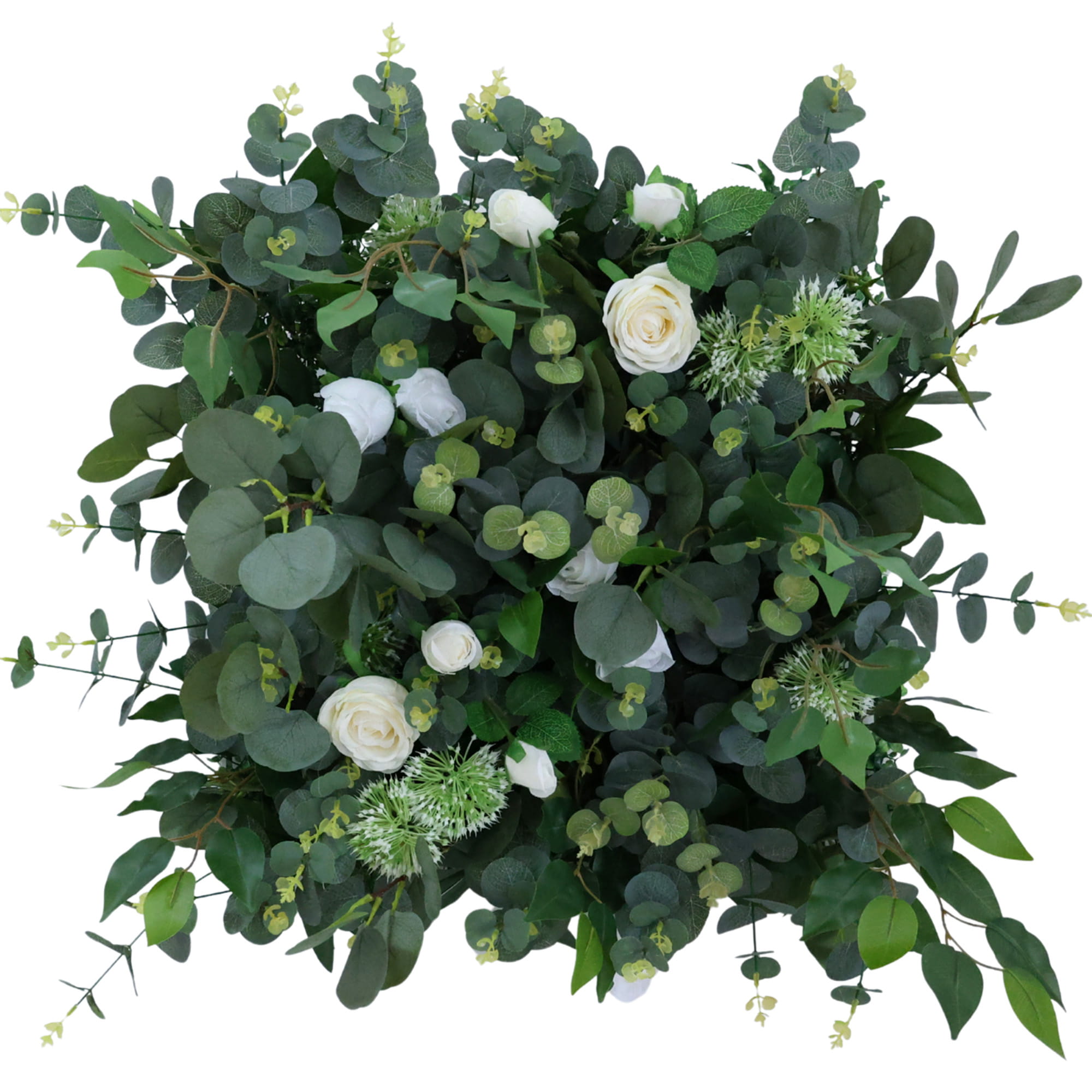 Mur de fleurs Eucalyptus Whisper 50x50cm