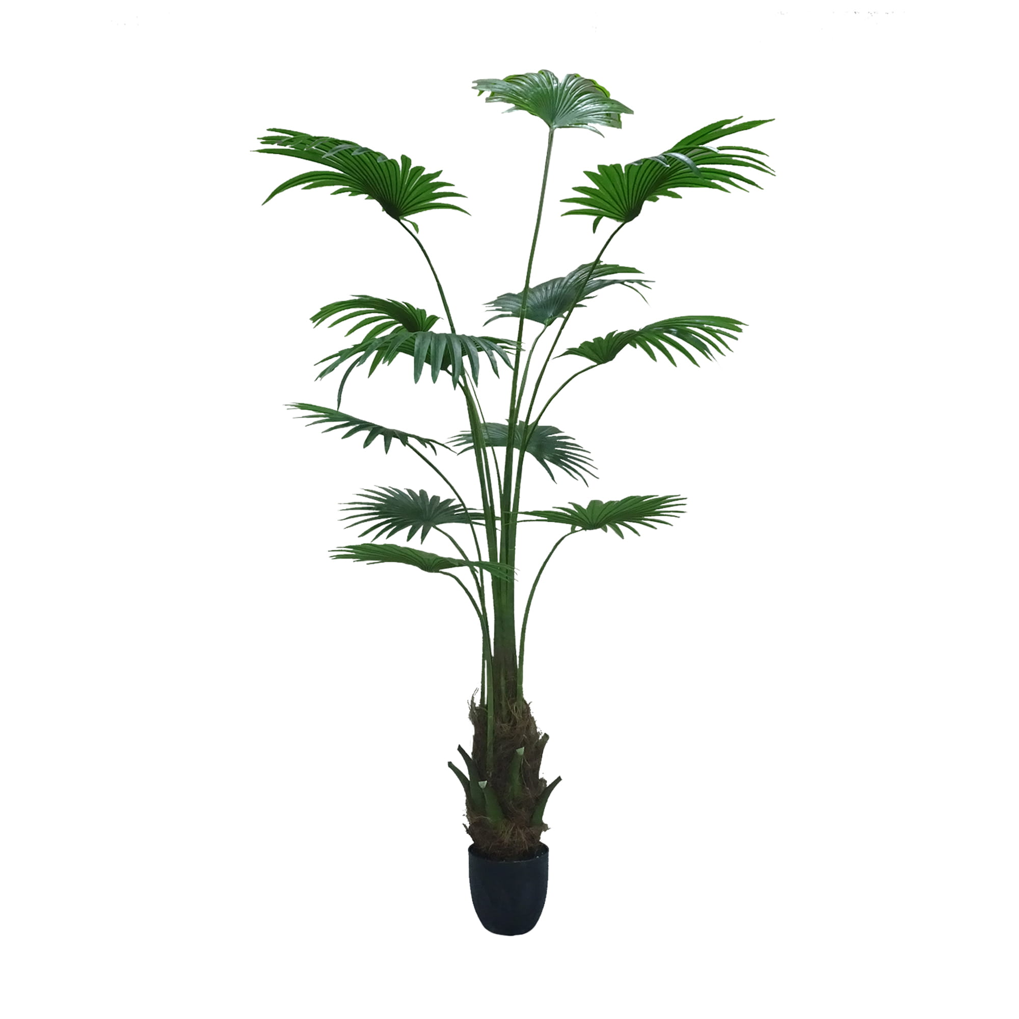 Palmier artificiel en pot Washingtonia Robusta, 200 cm