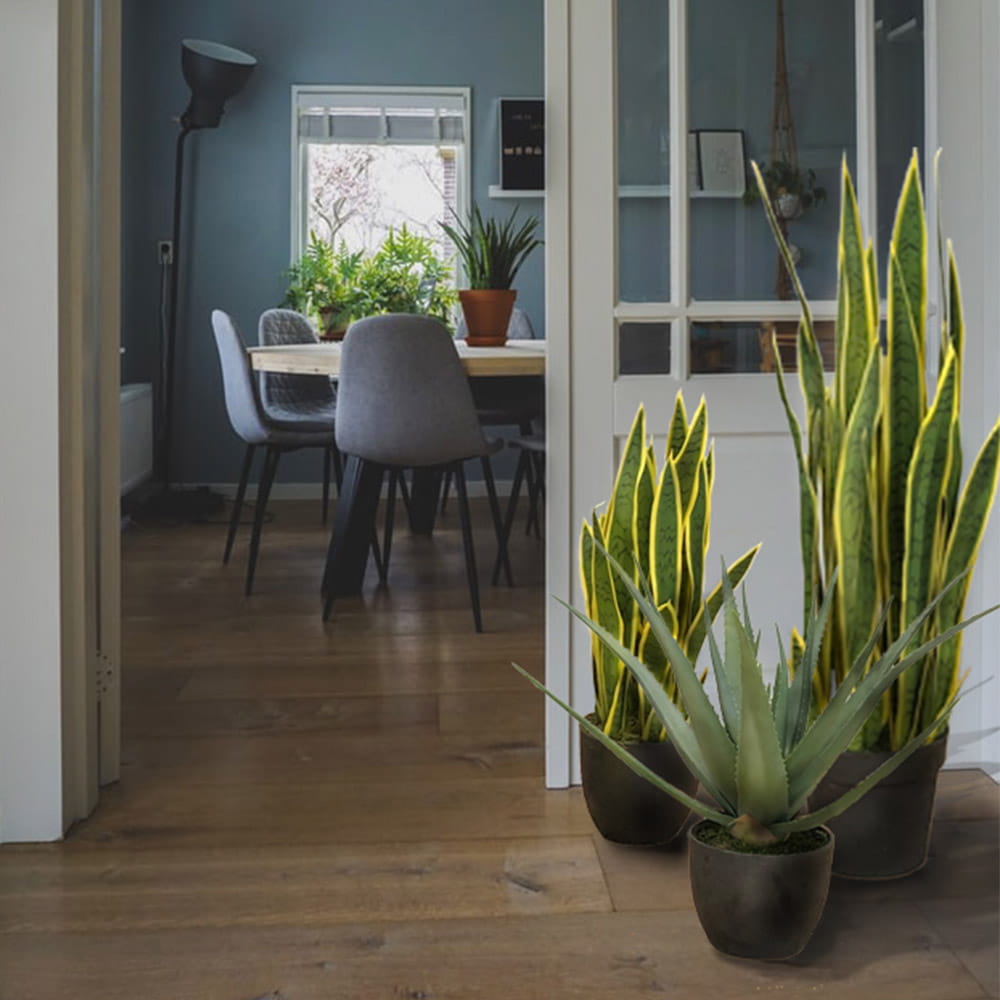 Aloès artificiel 69 cm en pot – Green Designers