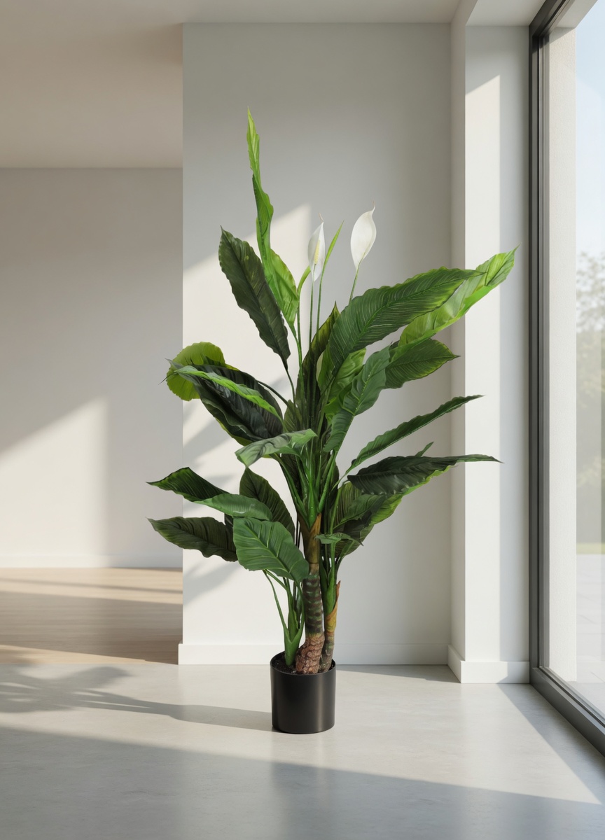 Plante décorative Spathiphyllum 120 cm – Green Designers