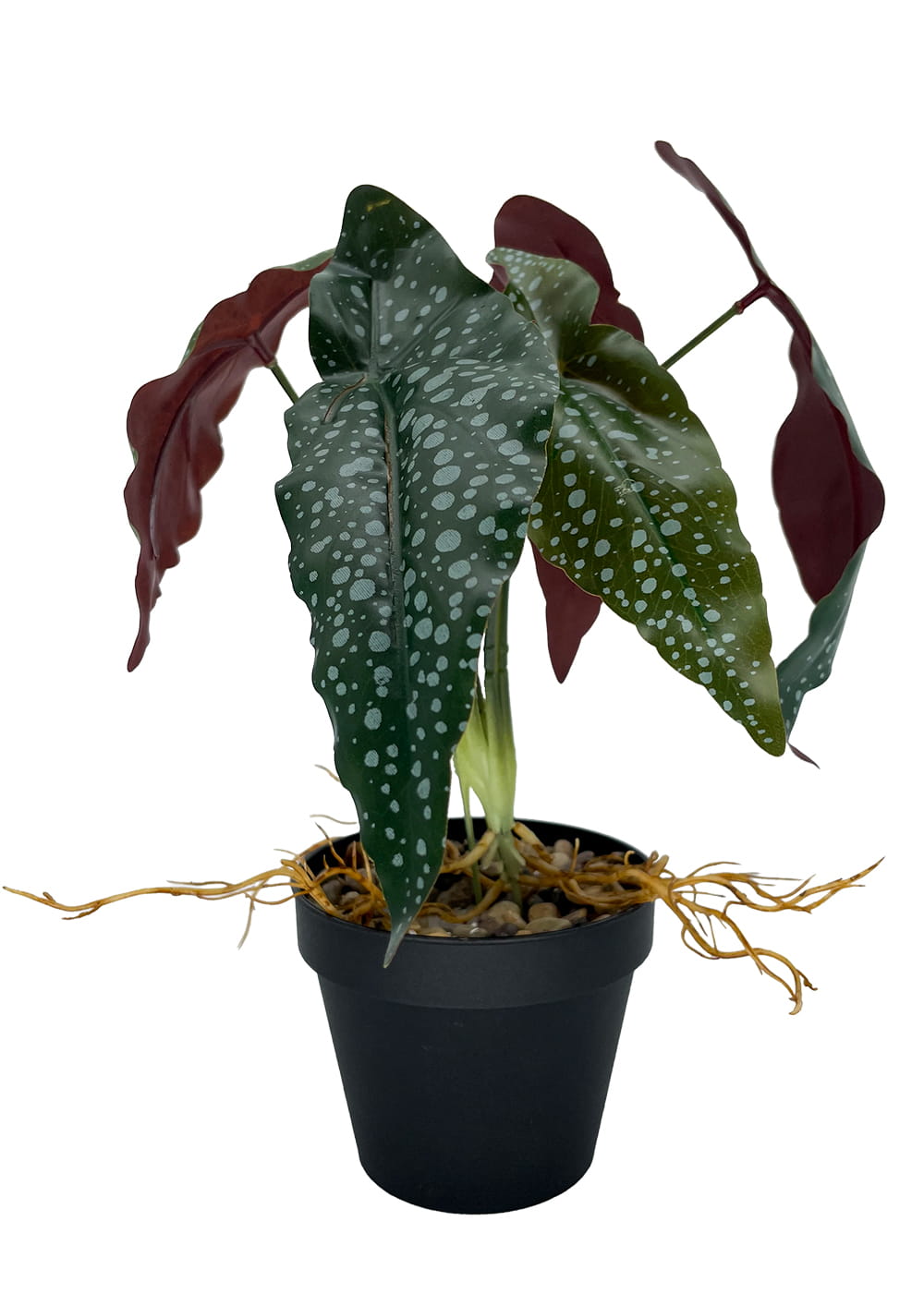 Plante artificielle Bégonia Rosie 35 cm – Green Designers
