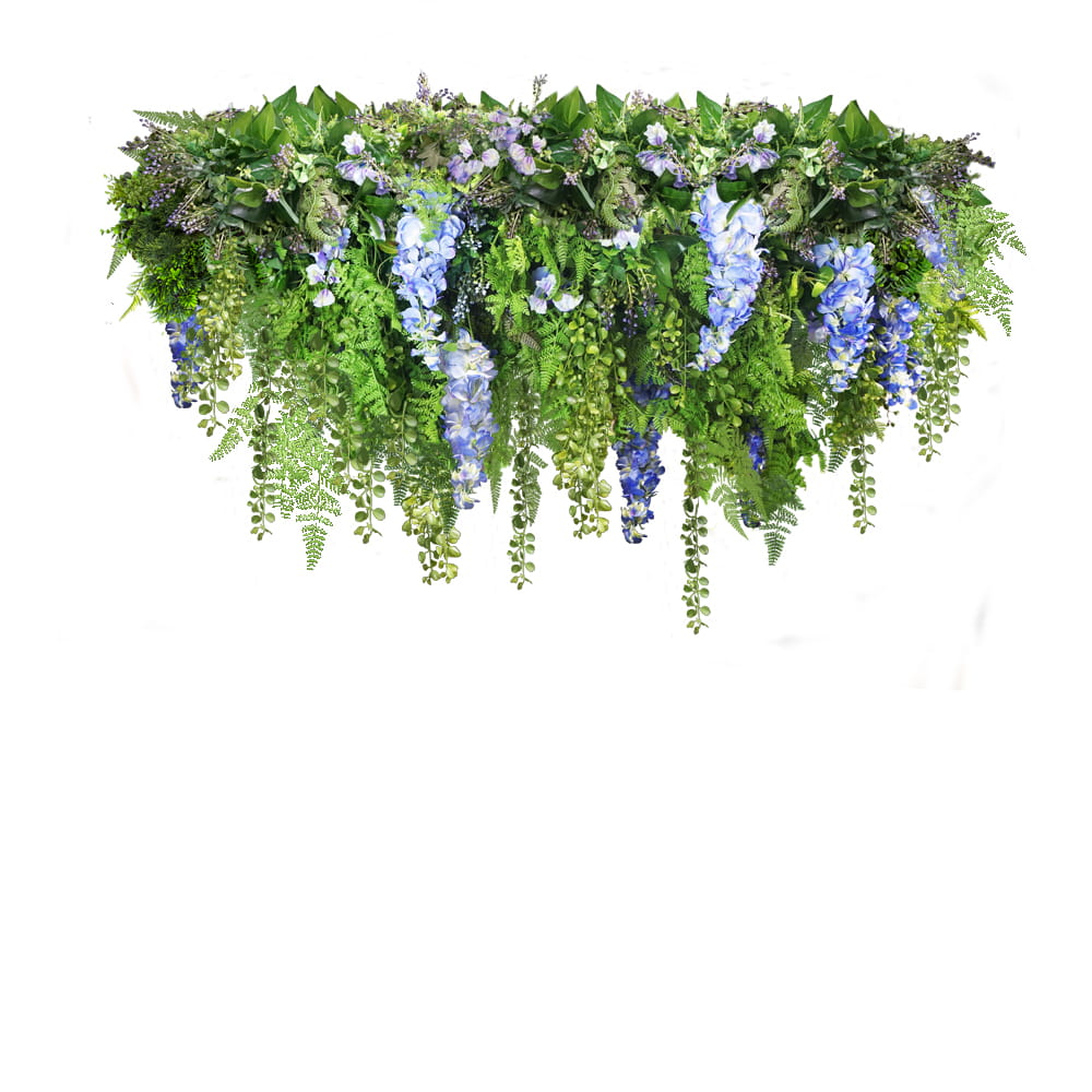 Cerceau à plantes Wisteria Blue S