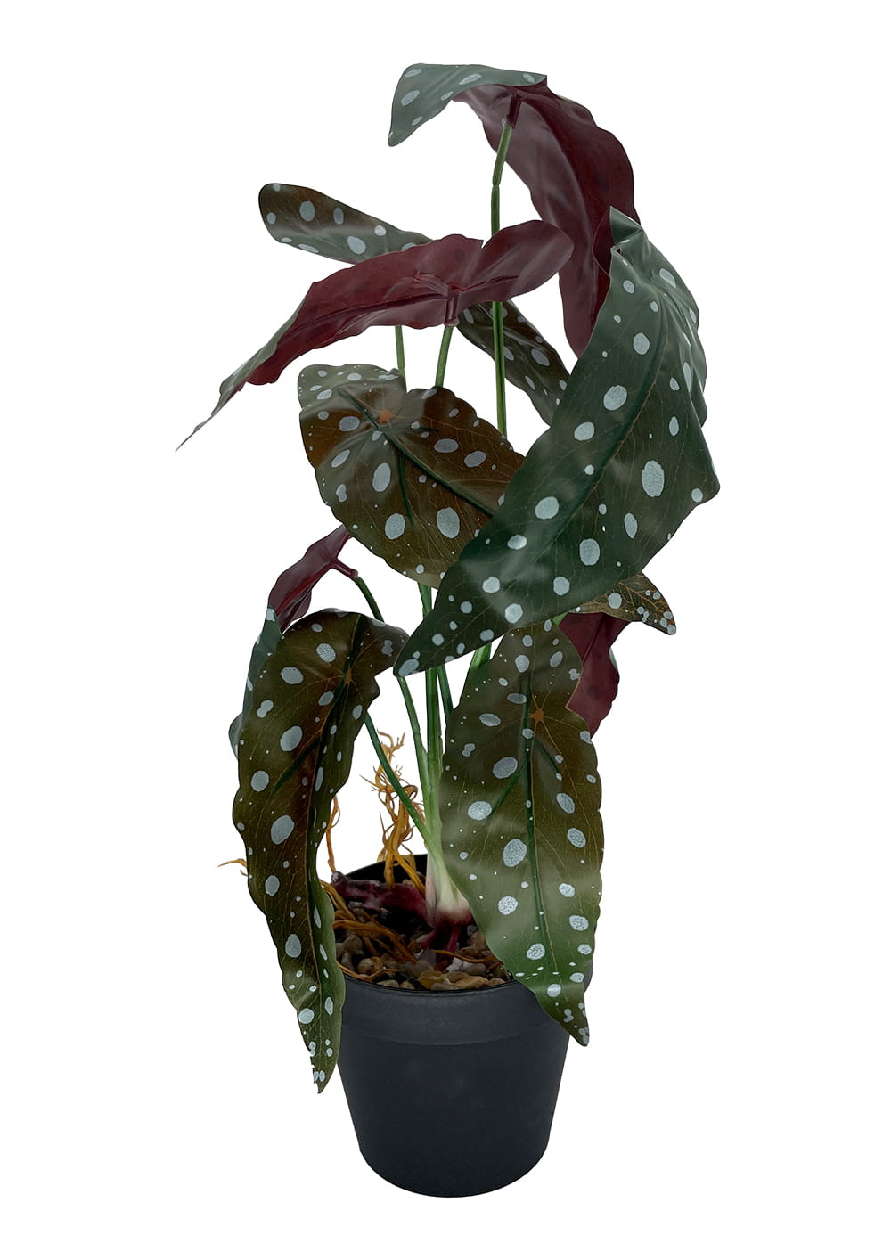 Plante artificielle Bégonia Corail 45 cm – Green Designers