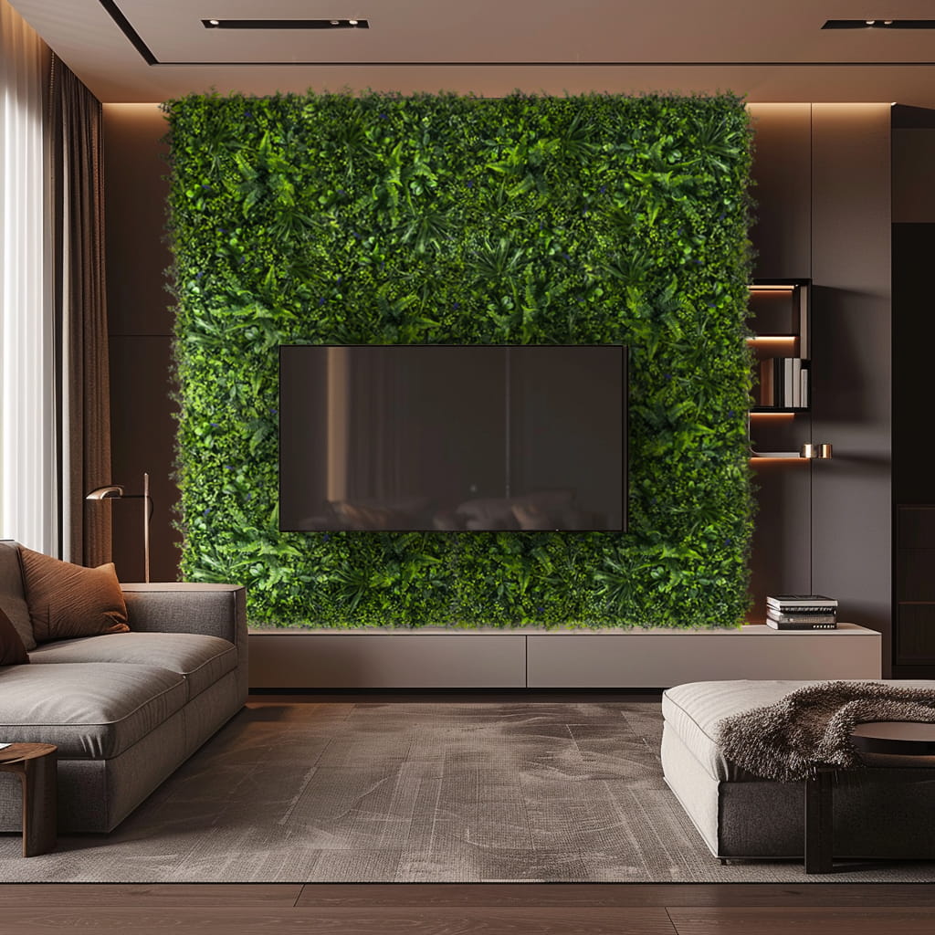 Mur végétal Lavande 50x50cm – Green Designers