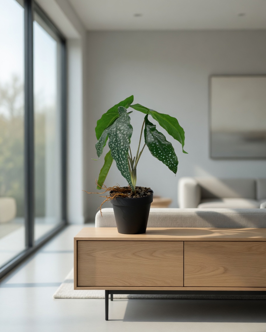 Plante Bégonia artificielle 26 cm – Green Designers