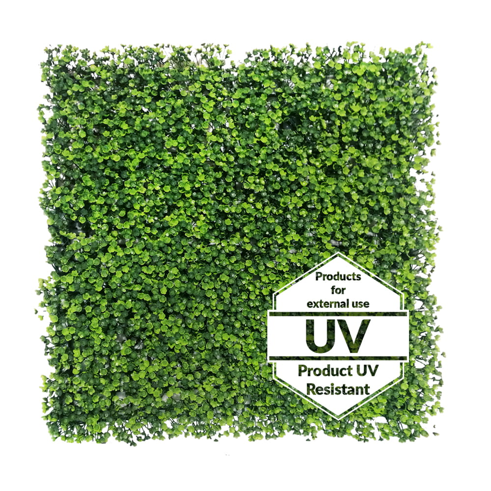 Cils artificiels UV mats verts 50x50cm – Green Designers