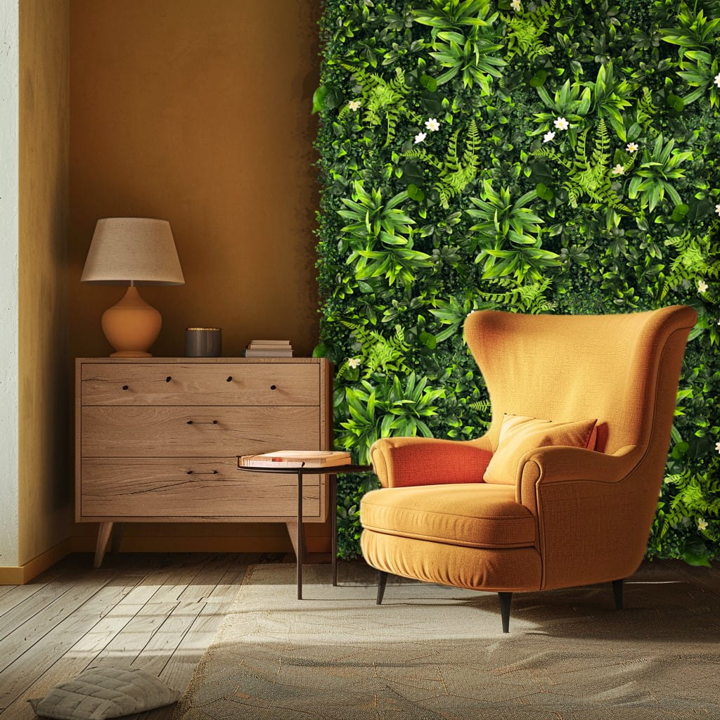 Mur végétal Orchidée 50x50cm – Green Designers