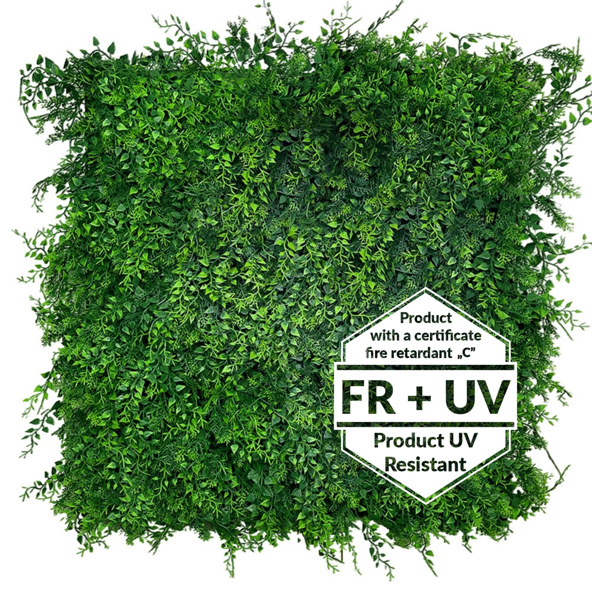 Tapis vert artificiel Znakocica FR UV - C 50x50cm – Green Designers