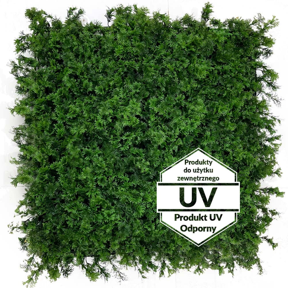 Tapis UV Ptérygion vert artificiel 50x50cm