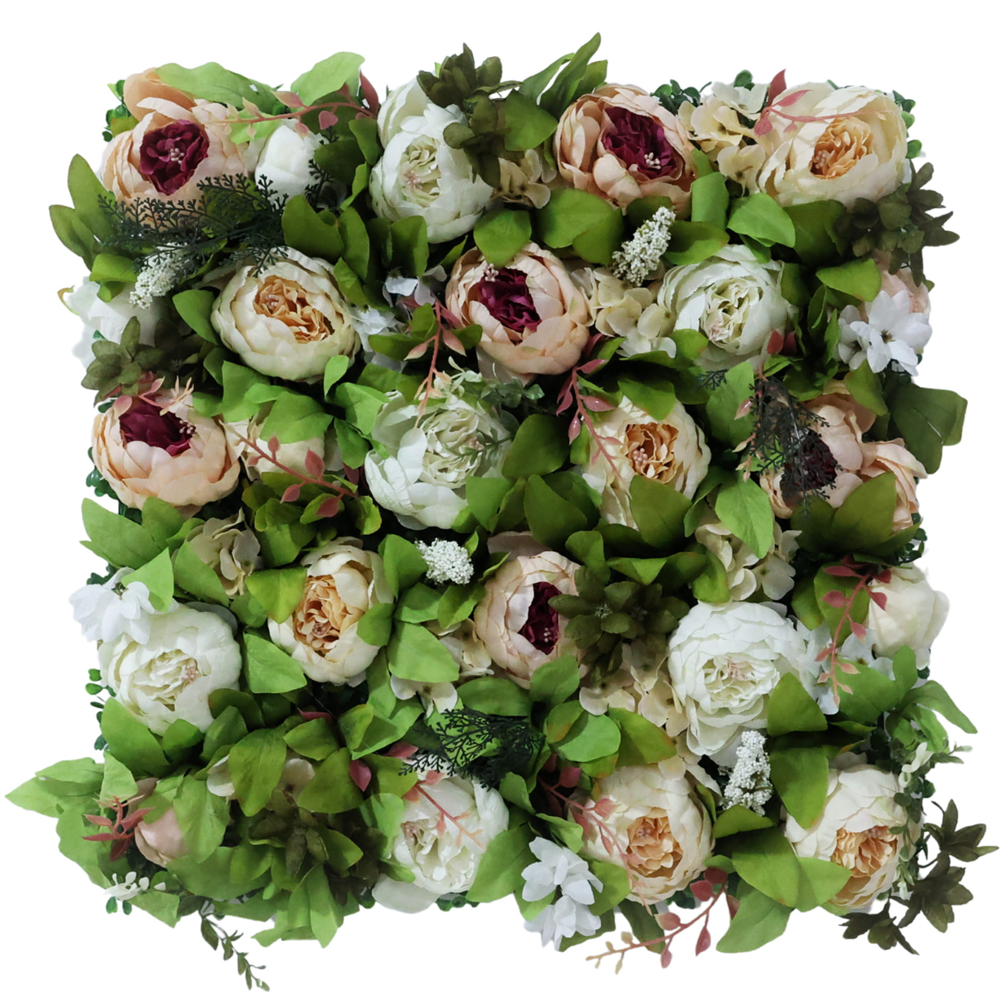 Mur de fleurs Pivoine Bloom 50x50cm – Green Designers