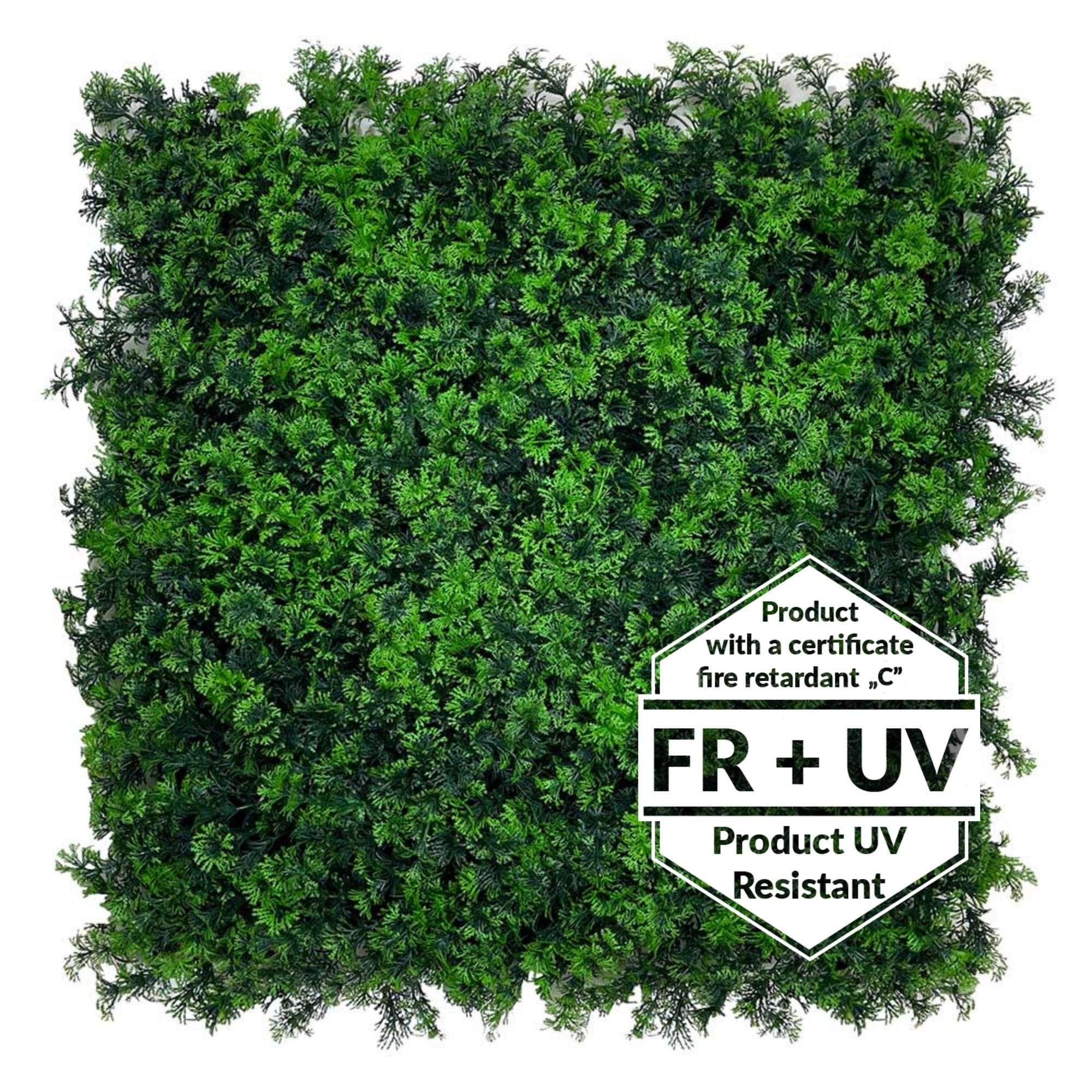 Tapis vert artificiel Ptérygion FR UV - C 50x50cm – Green Designers