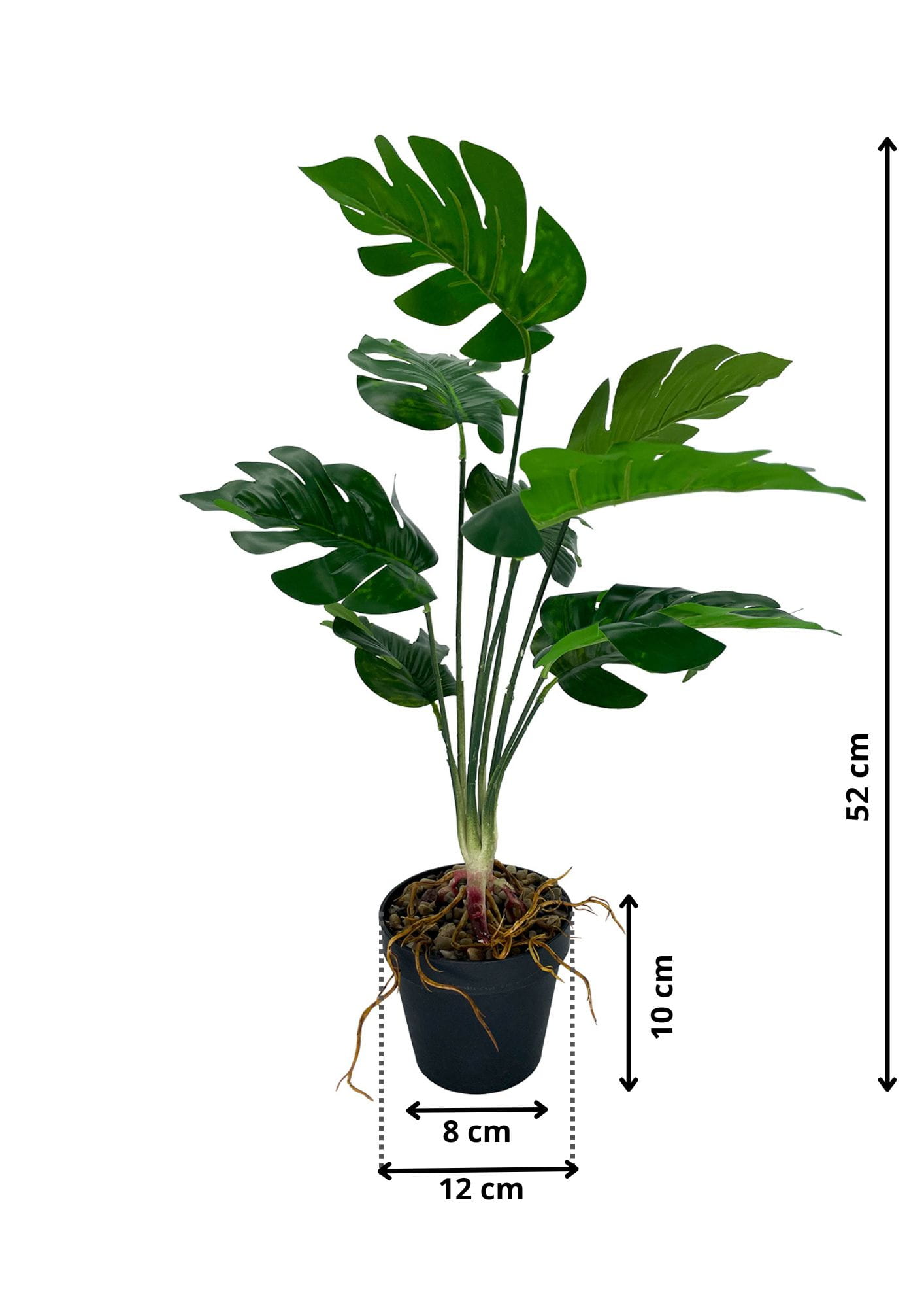 Plante artificielle Monstera Leaky 52 cm – Green Designers