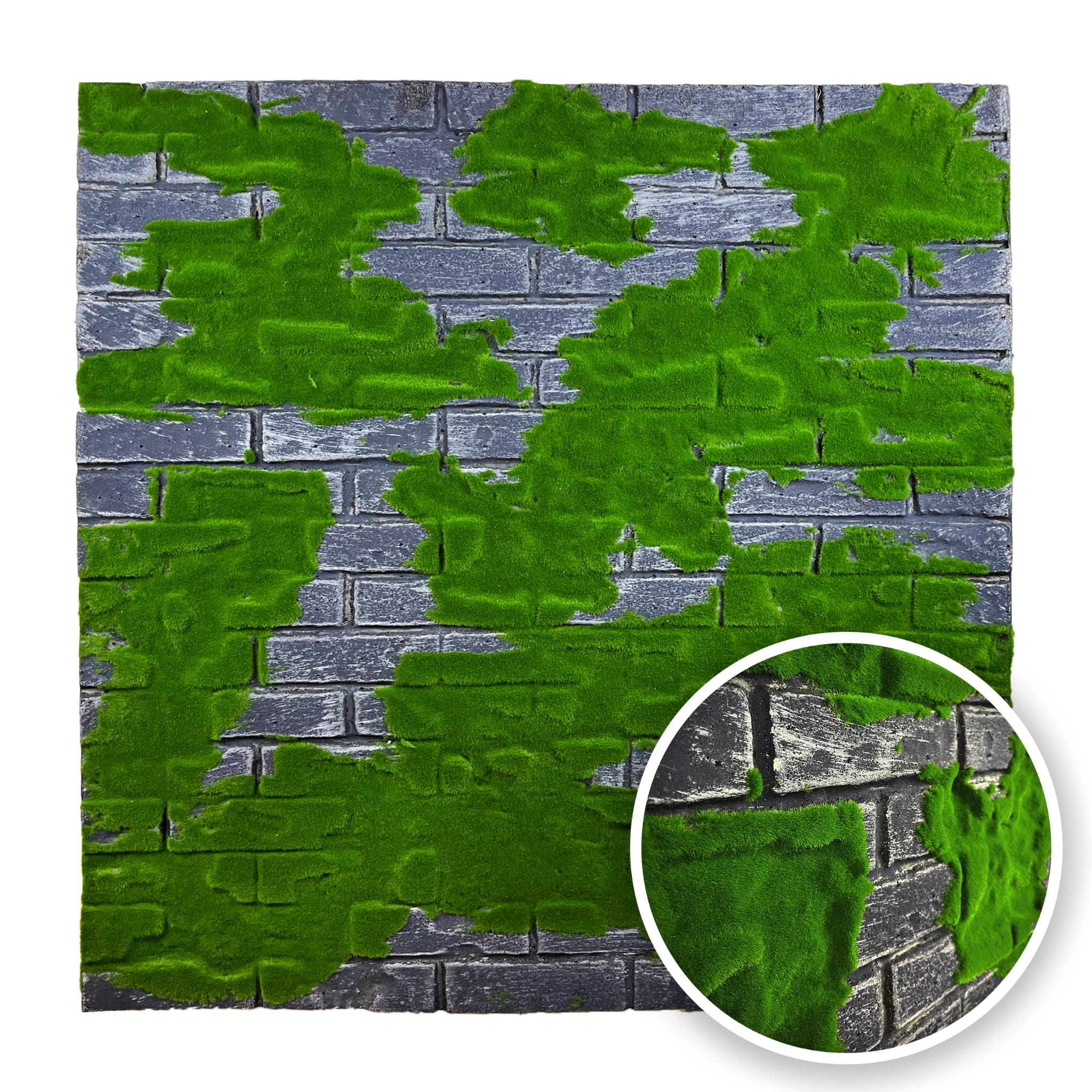 Mousse de roche artificielle 100x100cm – Green Designers
