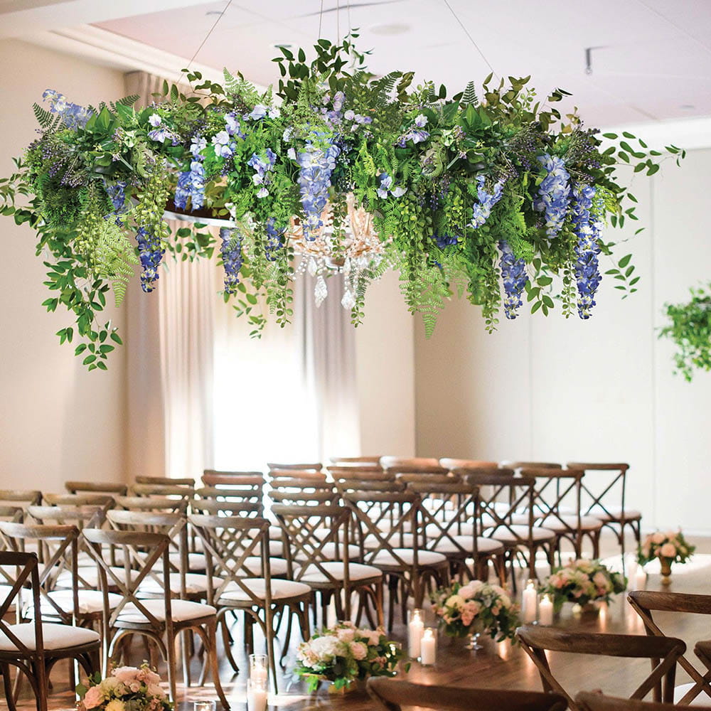 Cerceau à plantes Wisteria Blue S – Green Designers
