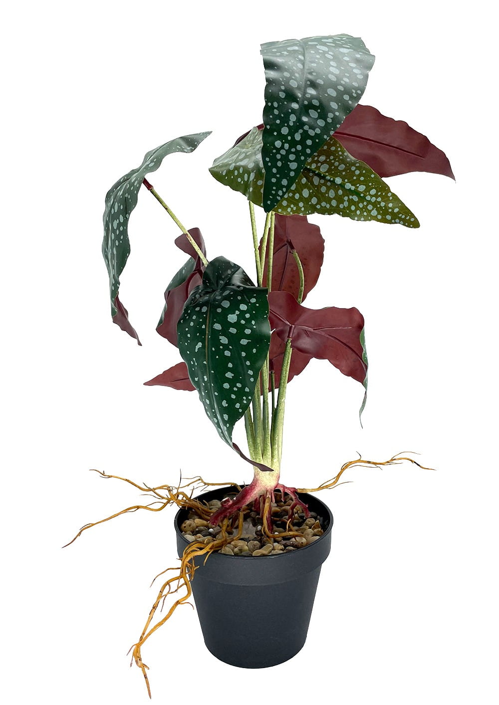 Plante artificielle Bégonia Rosie 47 cm – Green Designers