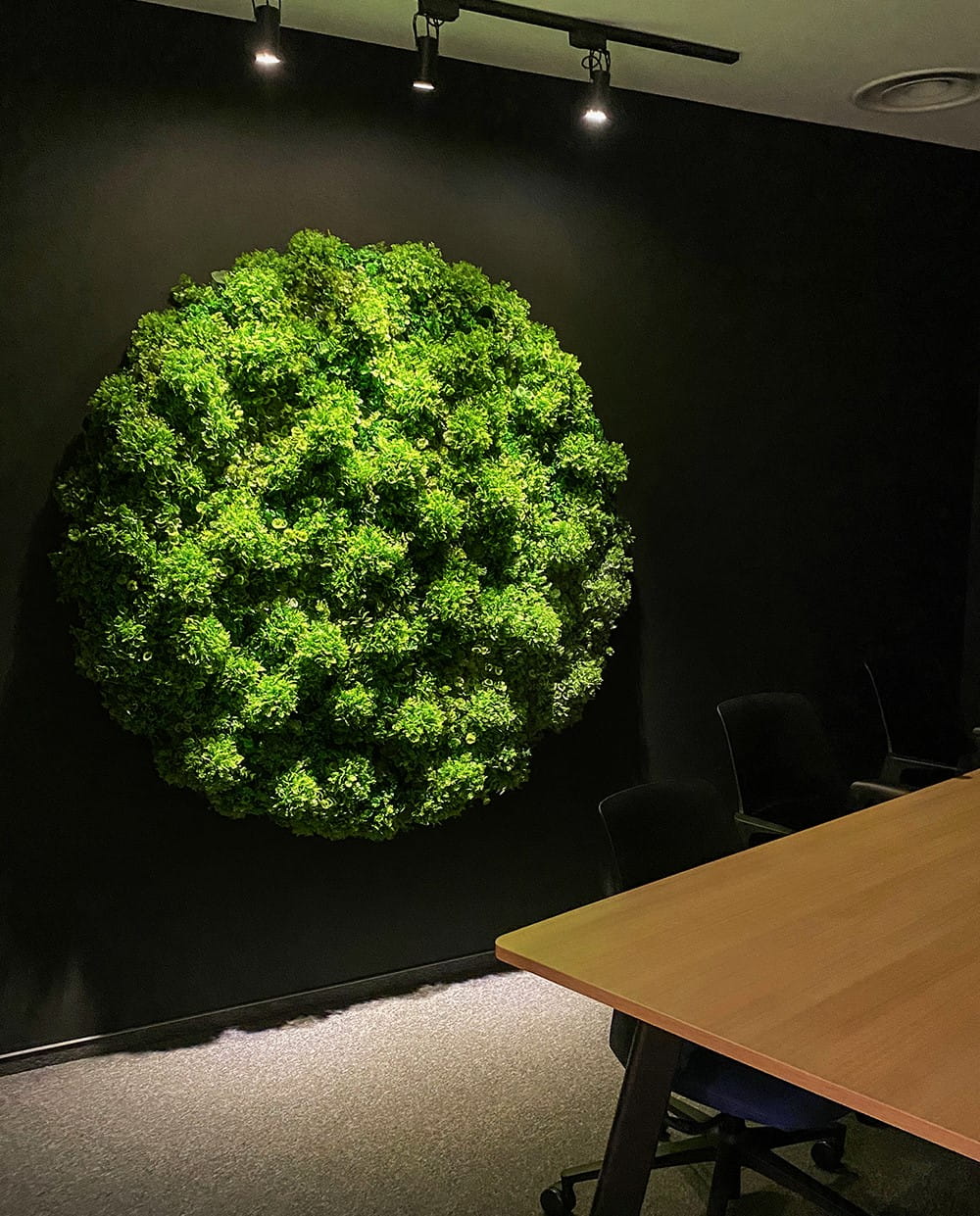 Jardin vertical en maille de mousse – Green Designers