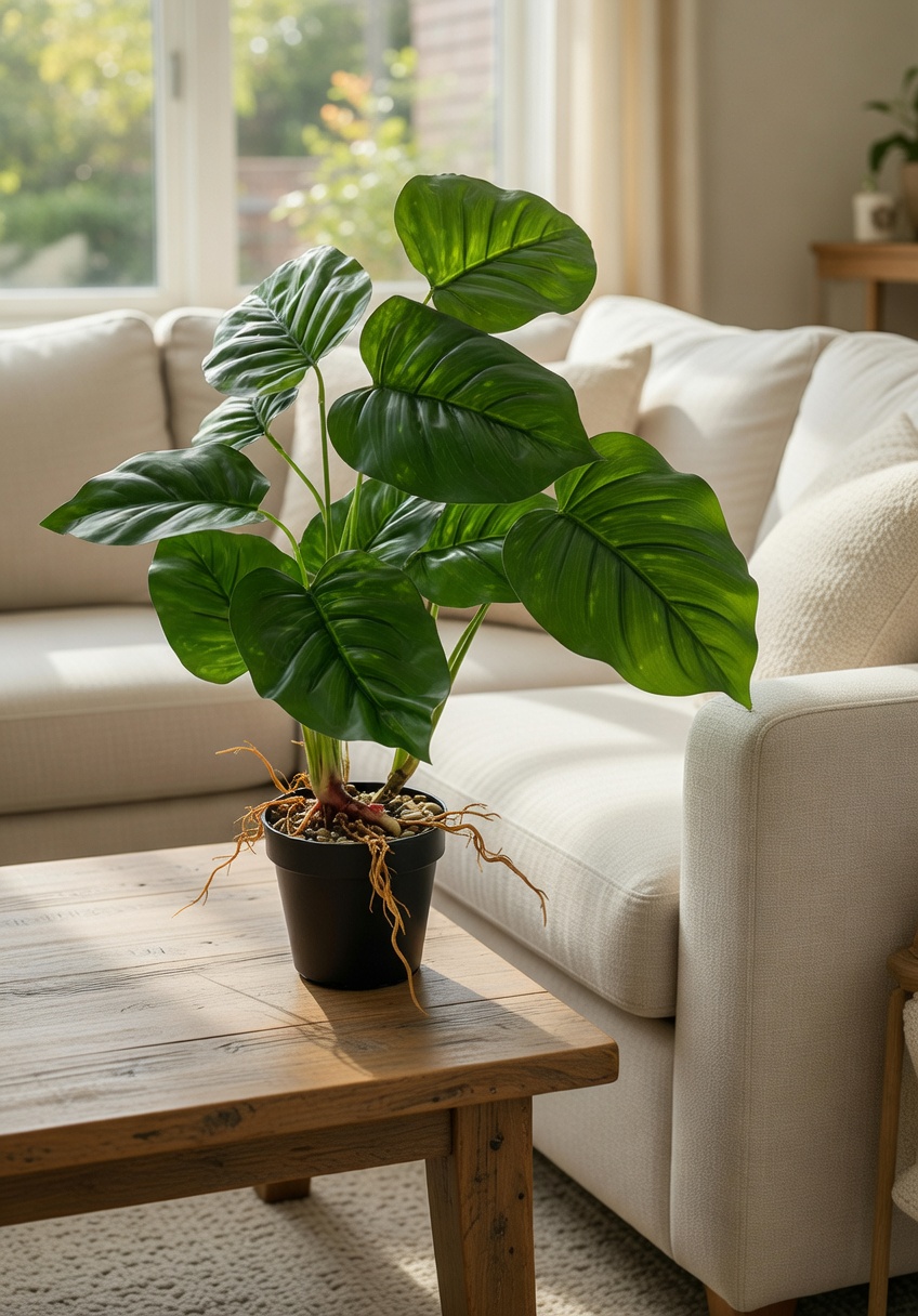 Plante d'arrow-root artificielle 44 cm – Green Designers