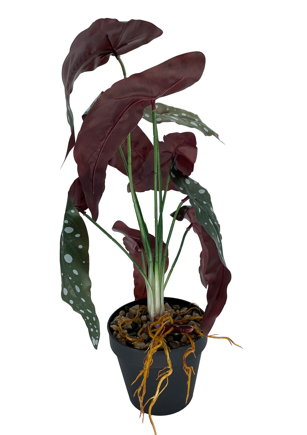 Plante artificielle Bégonia Corail 45 cm – Green Designers