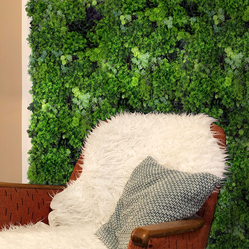 Jardin vertical en maille de mousse – Green Designers