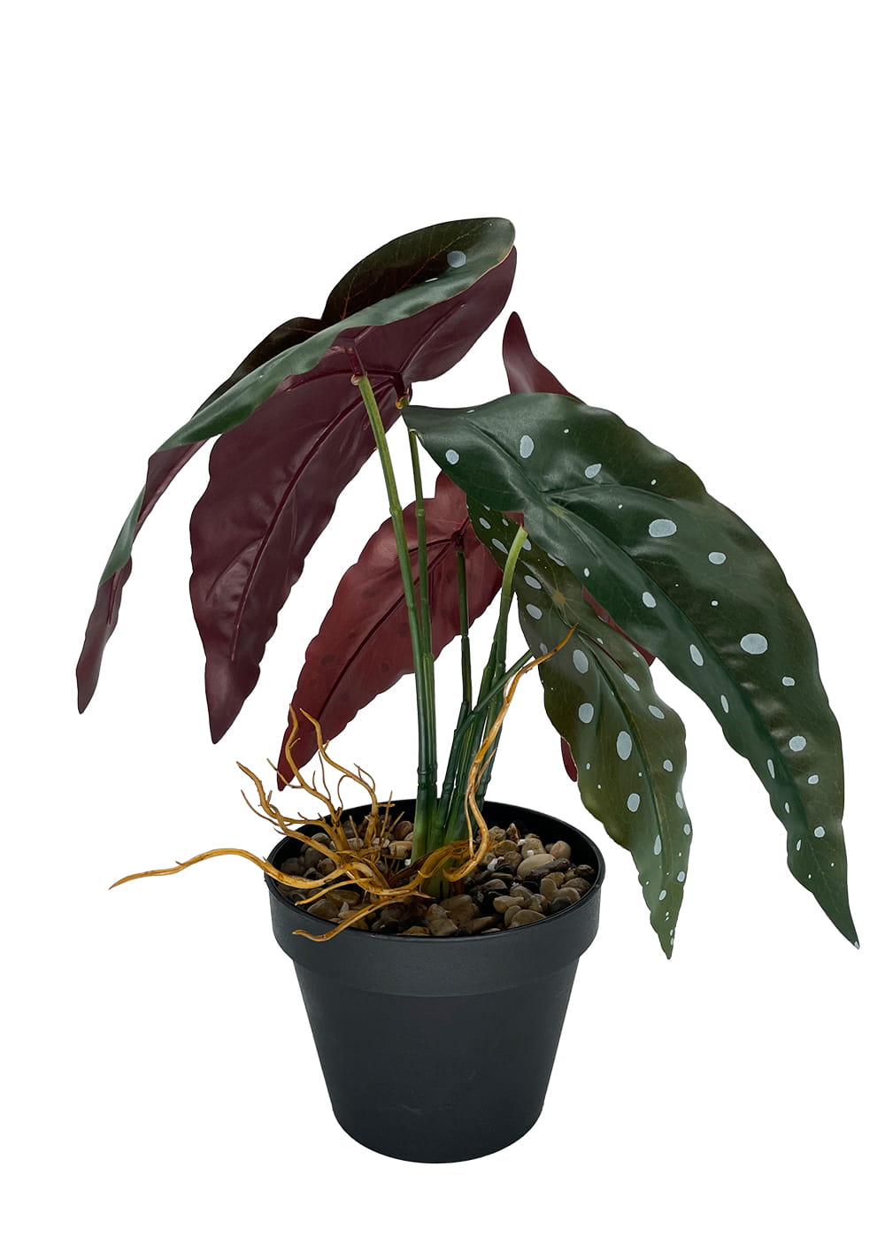 Plante artificielle Bégonia Corail 36 cm – Green Designers