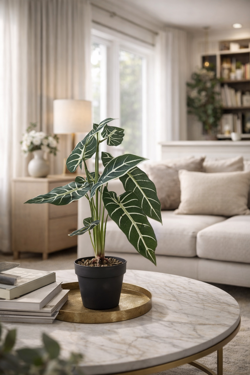 Plante artificielle Alocasia Amazonica 58 cm – Green Designers