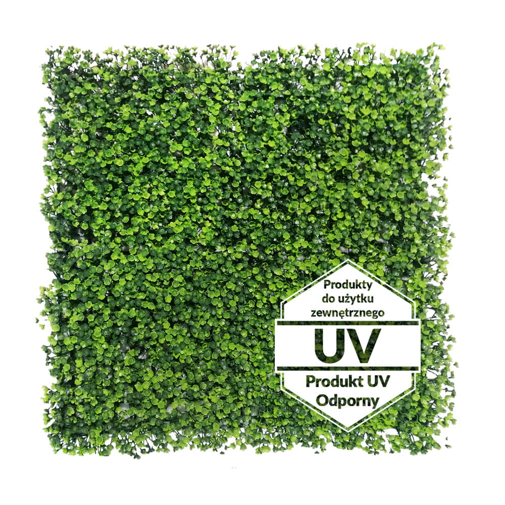Cils artificiels UV mats verts 50x50cm