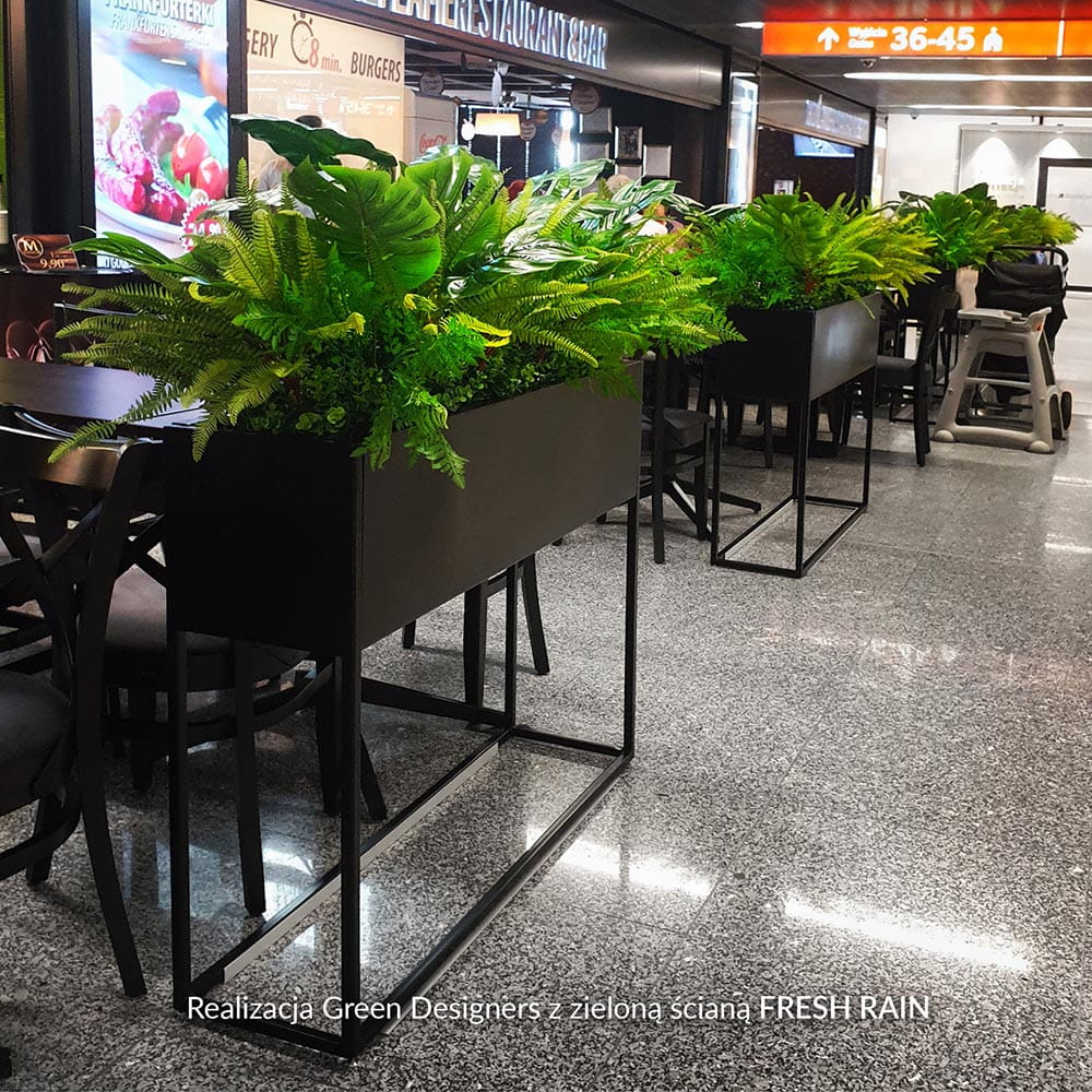 Remplir le pot Fresh Rain avec des plantes – Green Designers