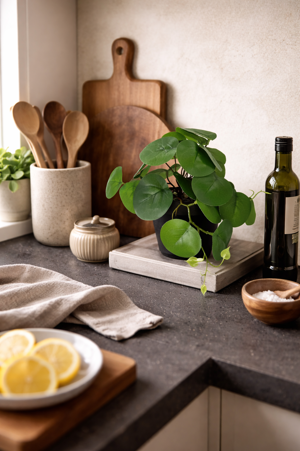 Plante Pilea artificielle 20 cm – Green Designers