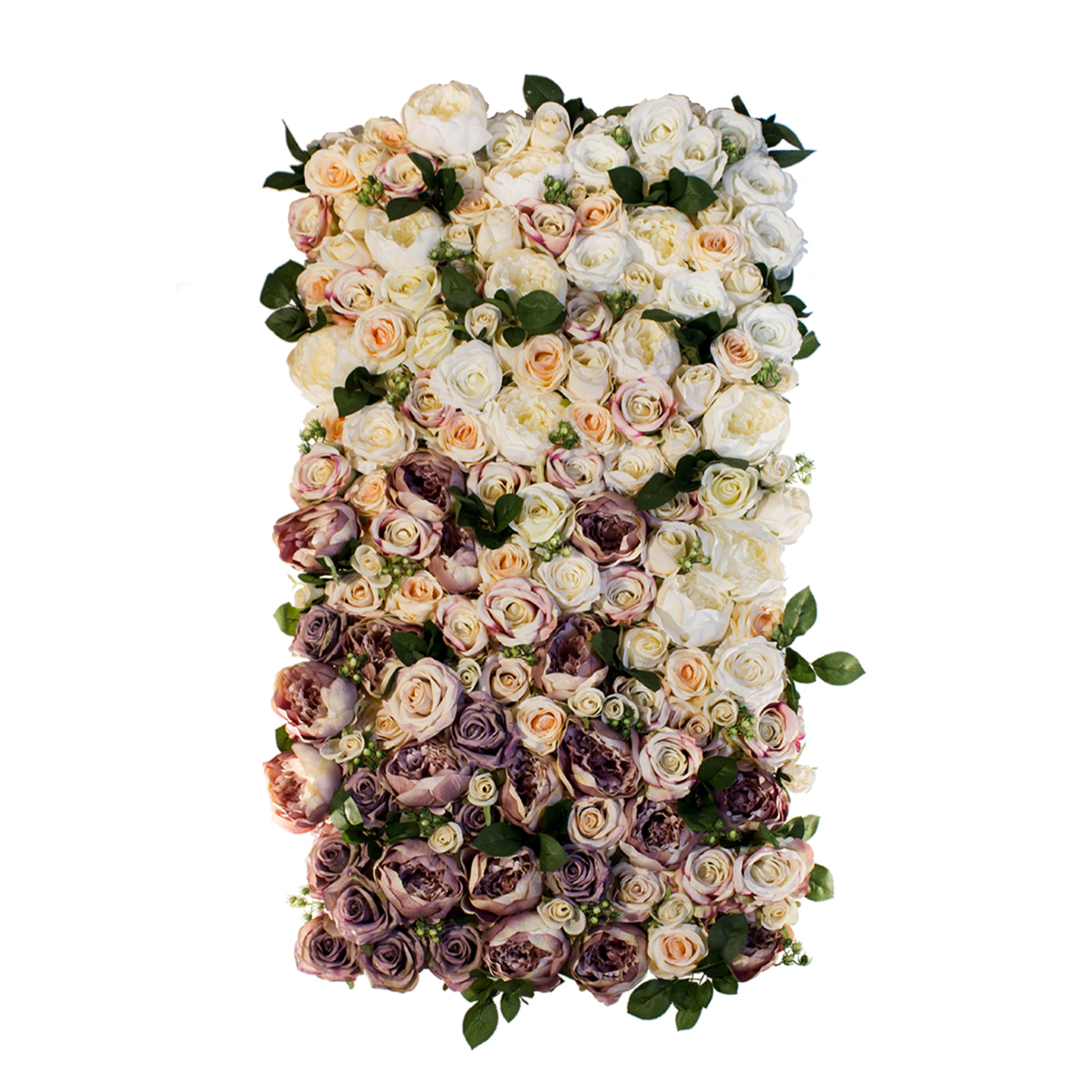 Mur de fleurs avec roses Majesté – Green Designers