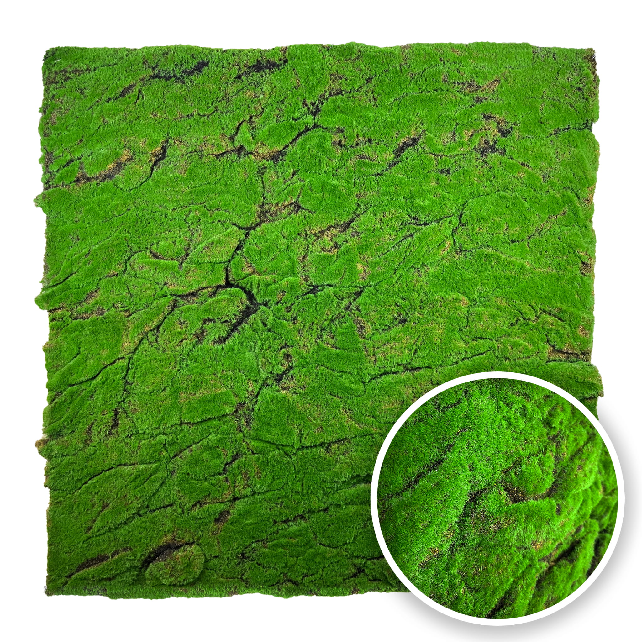Mousse décorative artificielle 100x100cm – Green Designers