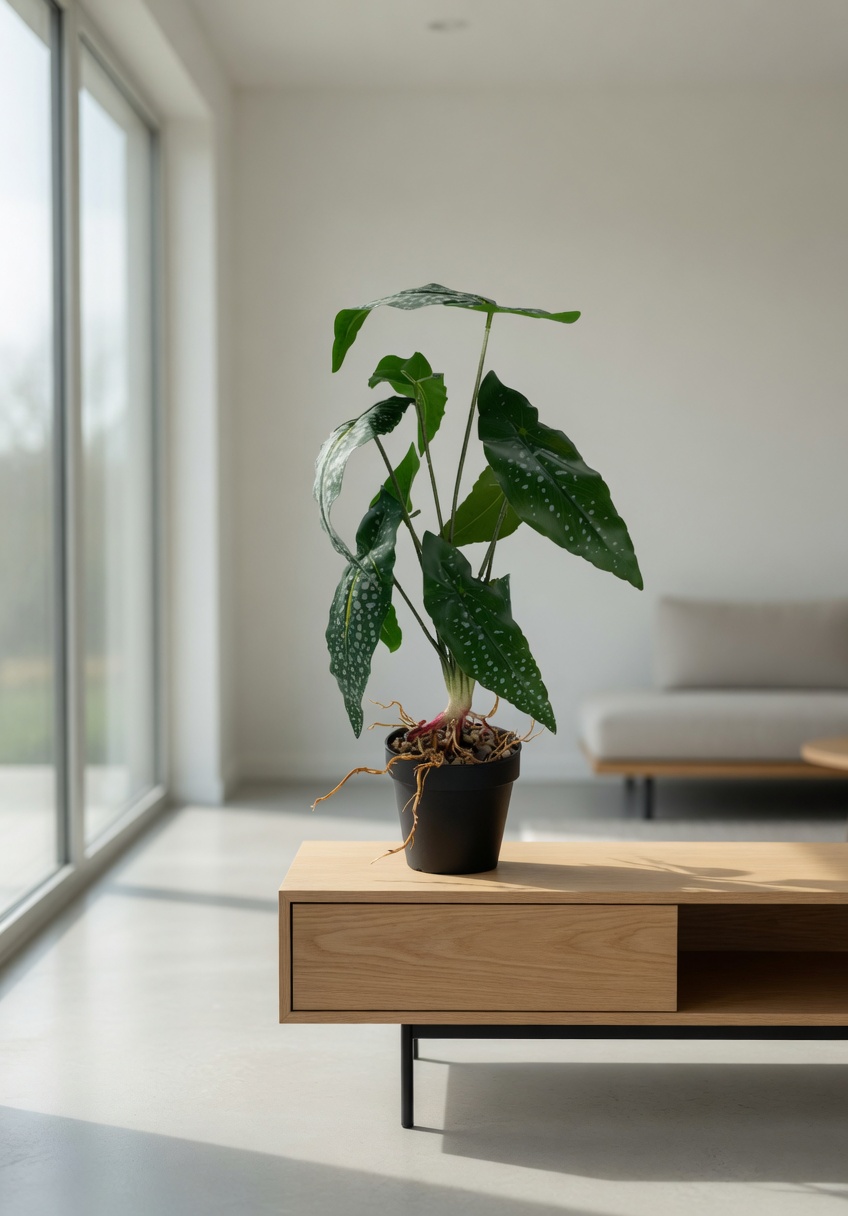Plante Bégonia artificielle 35 cm – Green Designers