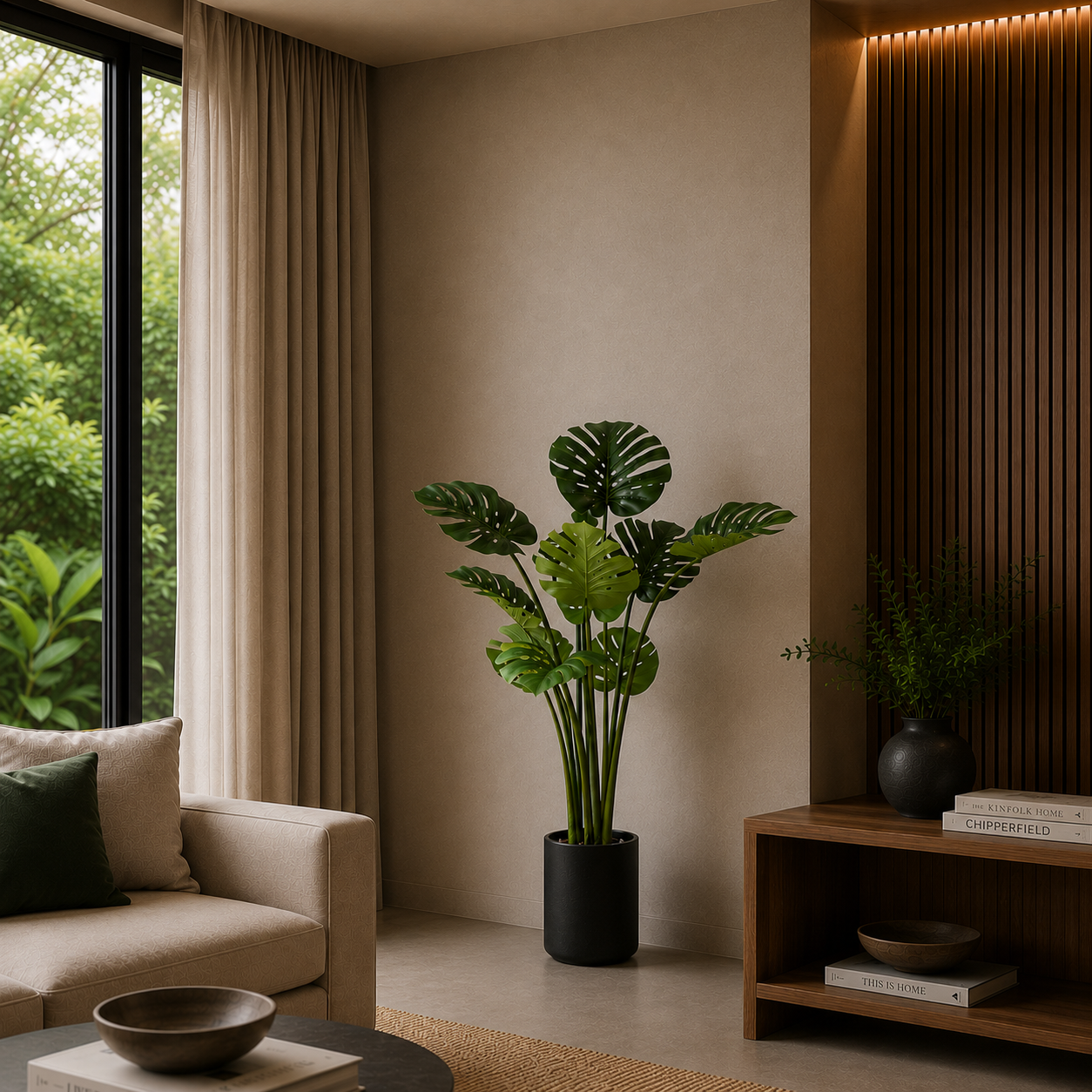 Plante artificielle en pot Monstera 90cm – Green Designers