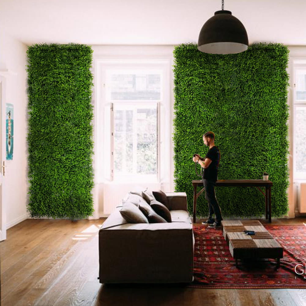 Cils artificiels UV mats verts 50x50cm – Green Designers