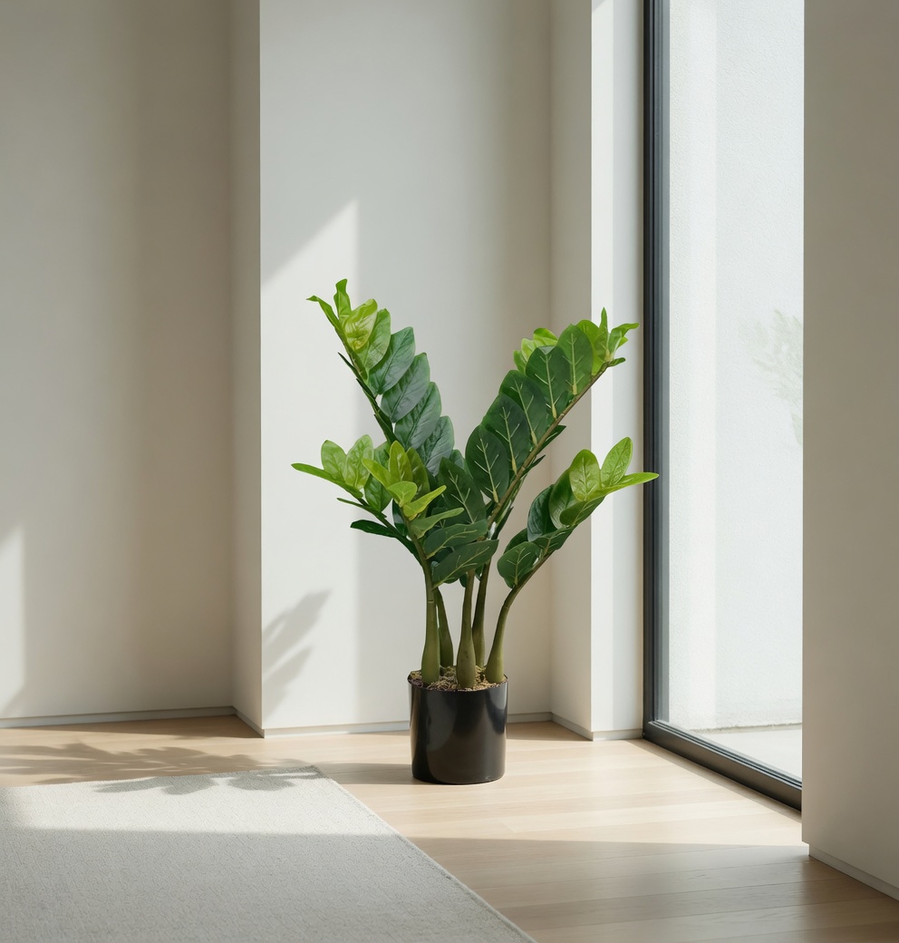 Plante artificielle Zamiokulkas 60cm – Green Designers