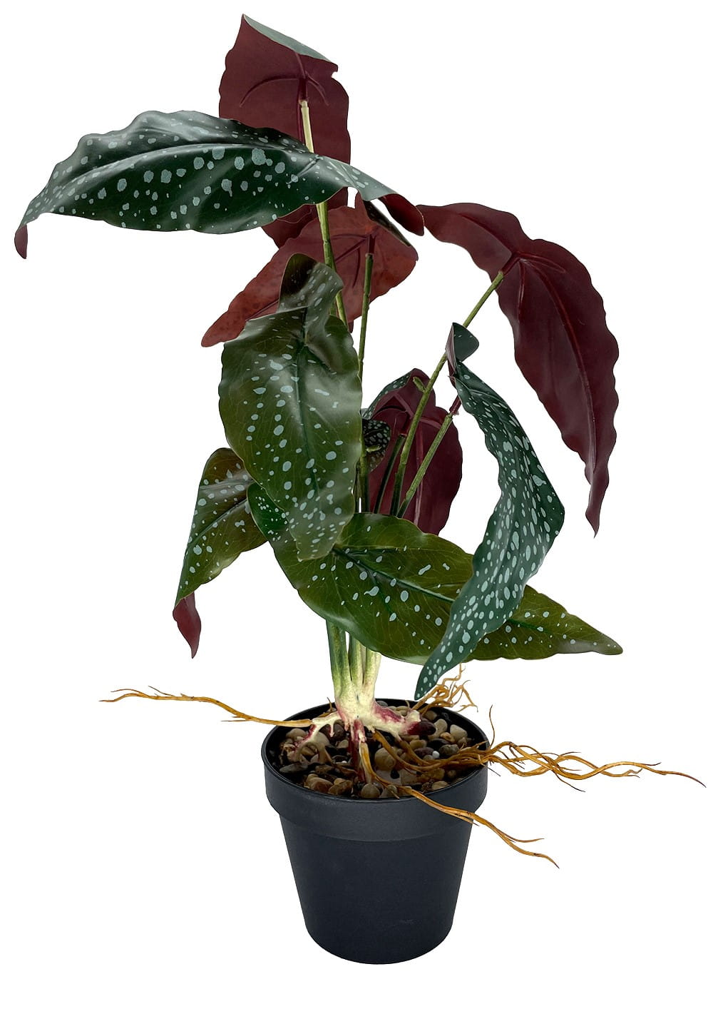 Plante artificielle Bégonia Rosie 47 cm – Green Designers