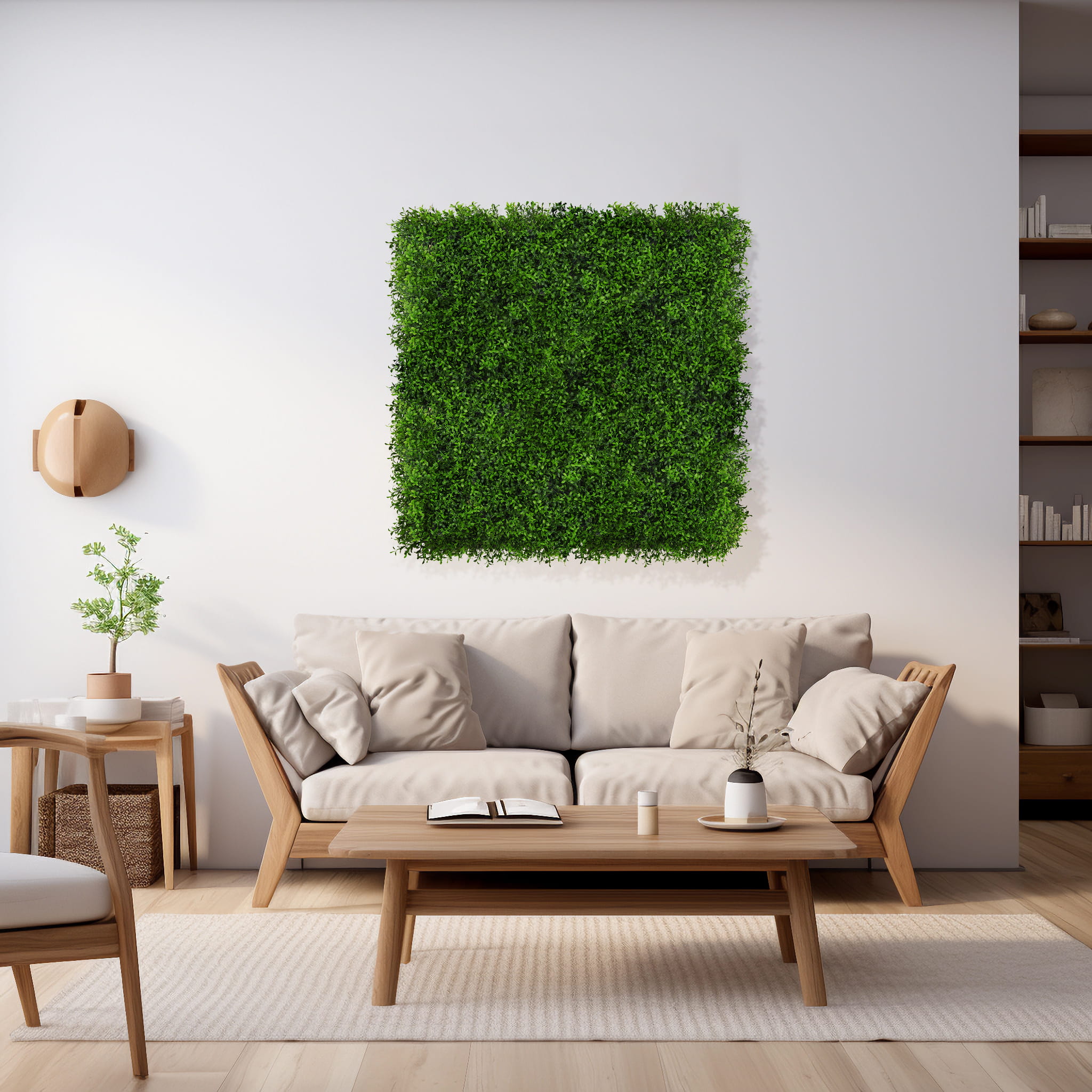 Tapis UV Buis artificiel vert 50x50cm – Green Designers