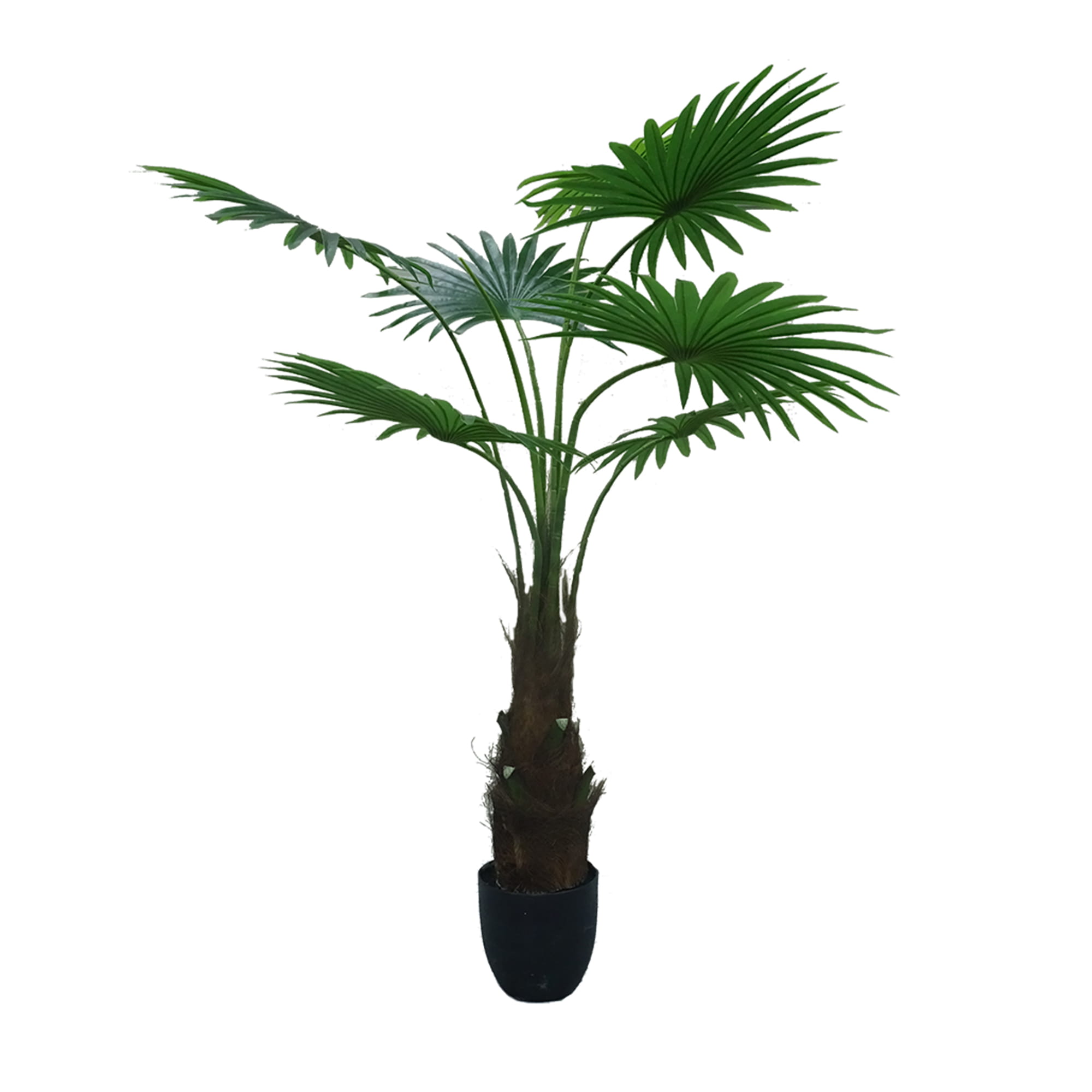 Palmier artificiel en pot Washingtonia Robusta, 140 cm