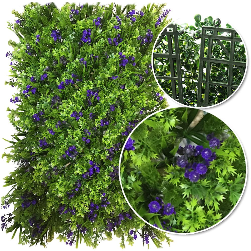 Mur végétal bleuet 40x60cm – Green Designers