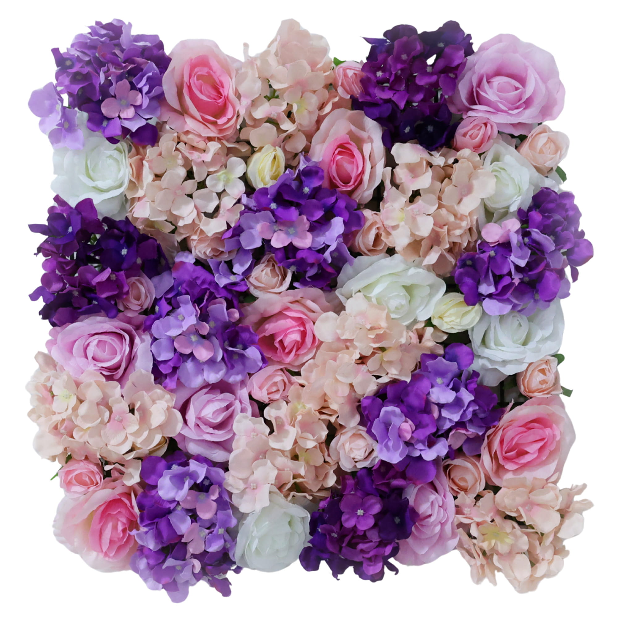 Mur de fleurs Baiser de Lavande 50x50cm