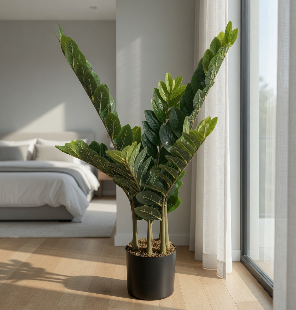 Plante artificielle Zamiokulkas 90cm – Green Designers