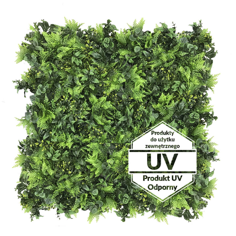 Tapis UV menthe verte artificielle 50x50cm