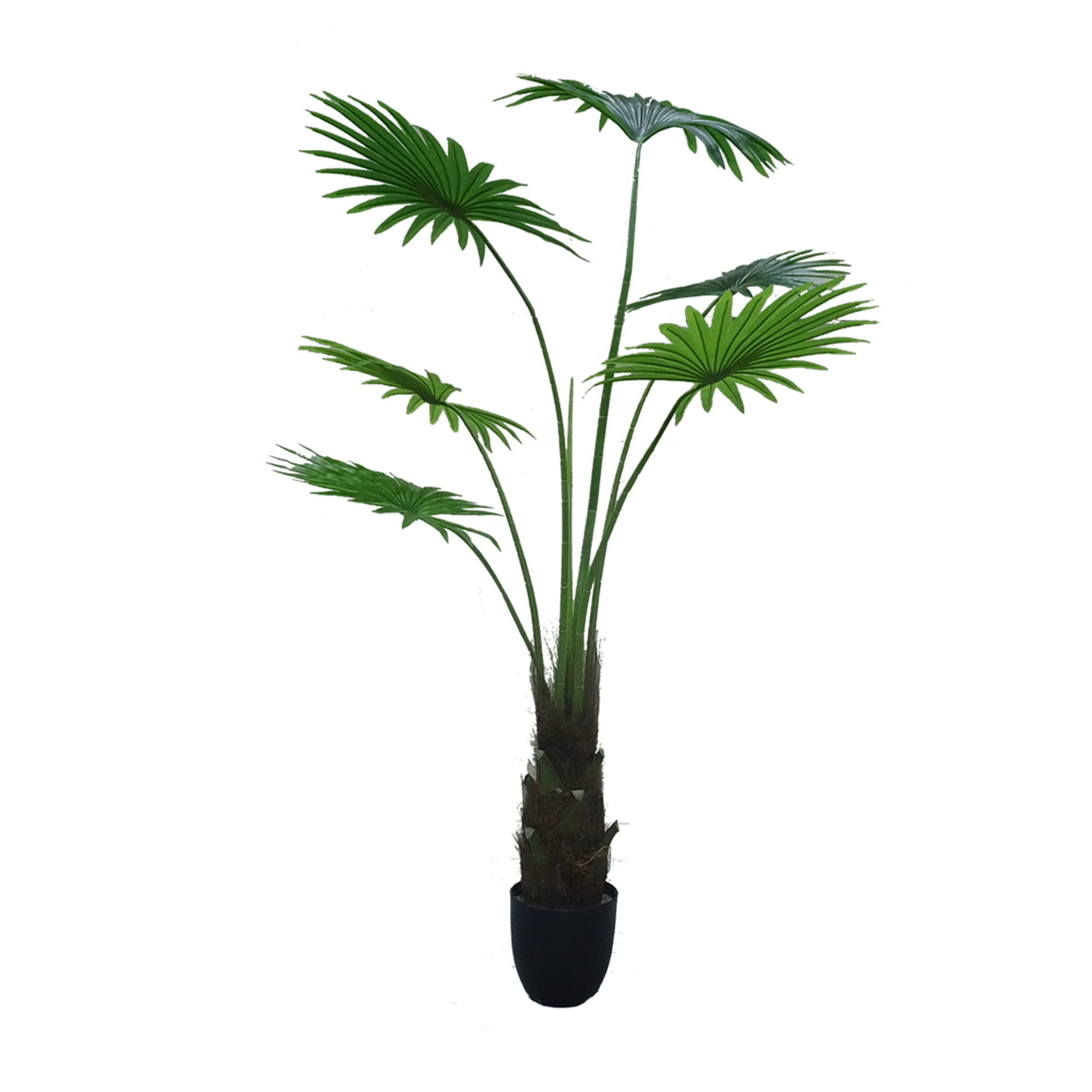 Palmier artificiel en pot Washingtonia Robusta, 160 cm