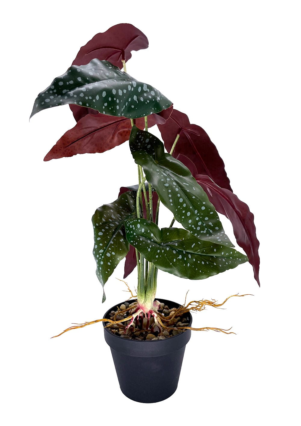 Plante artificielle Bégonia Rosie 47 cm