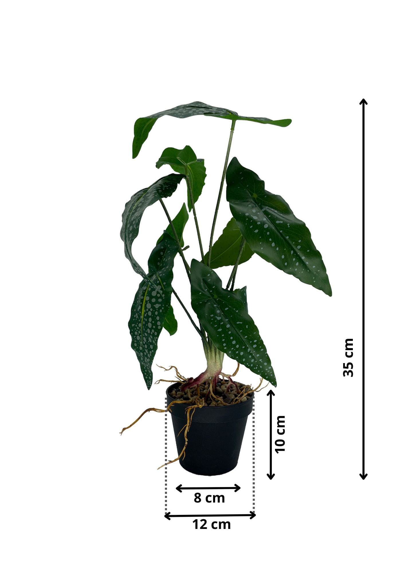Plante Bégonia artificielle 35 cm – Green Designers
