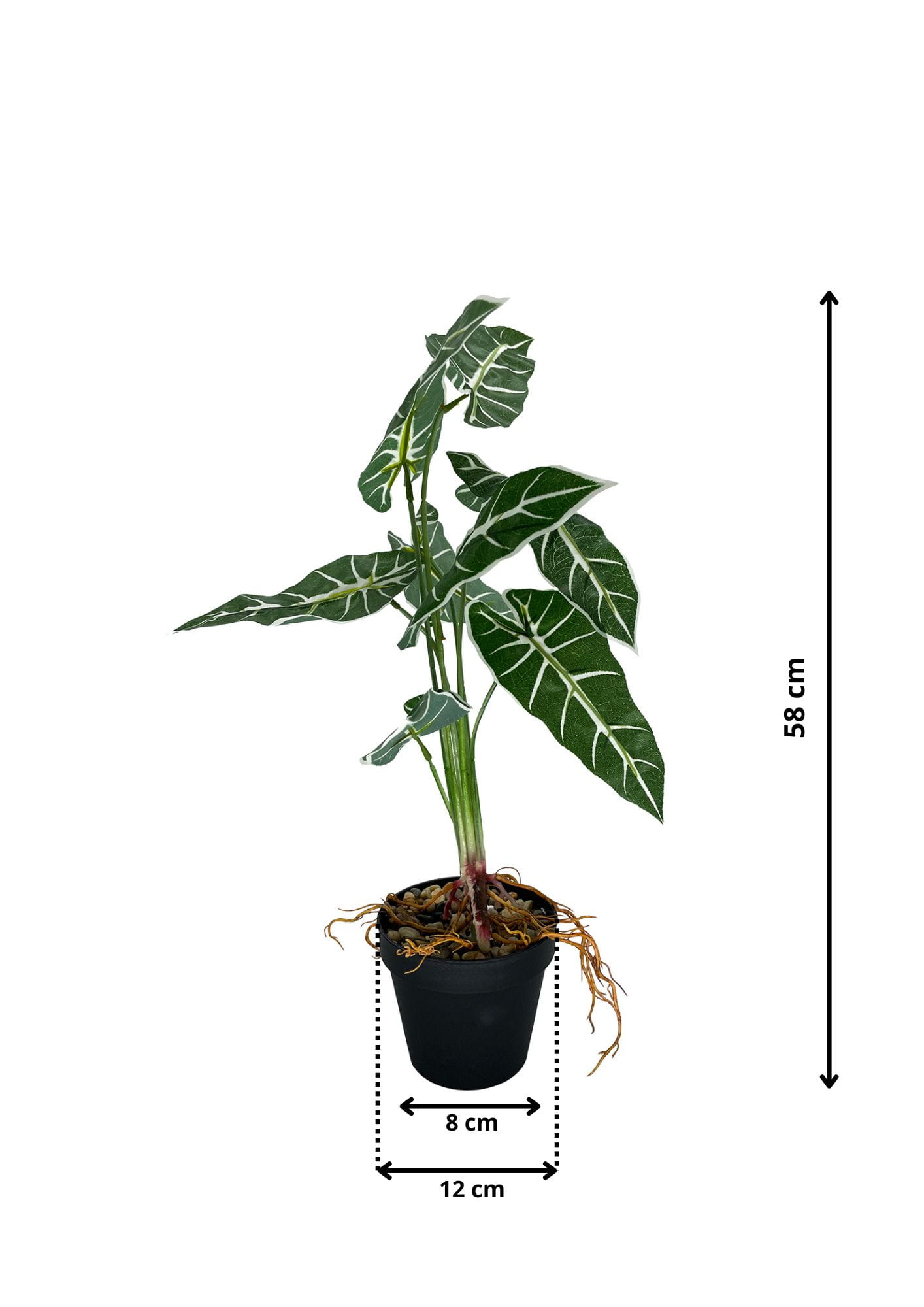 Plante artificielle Alocasia Amazonica 58 cm – Green Designers