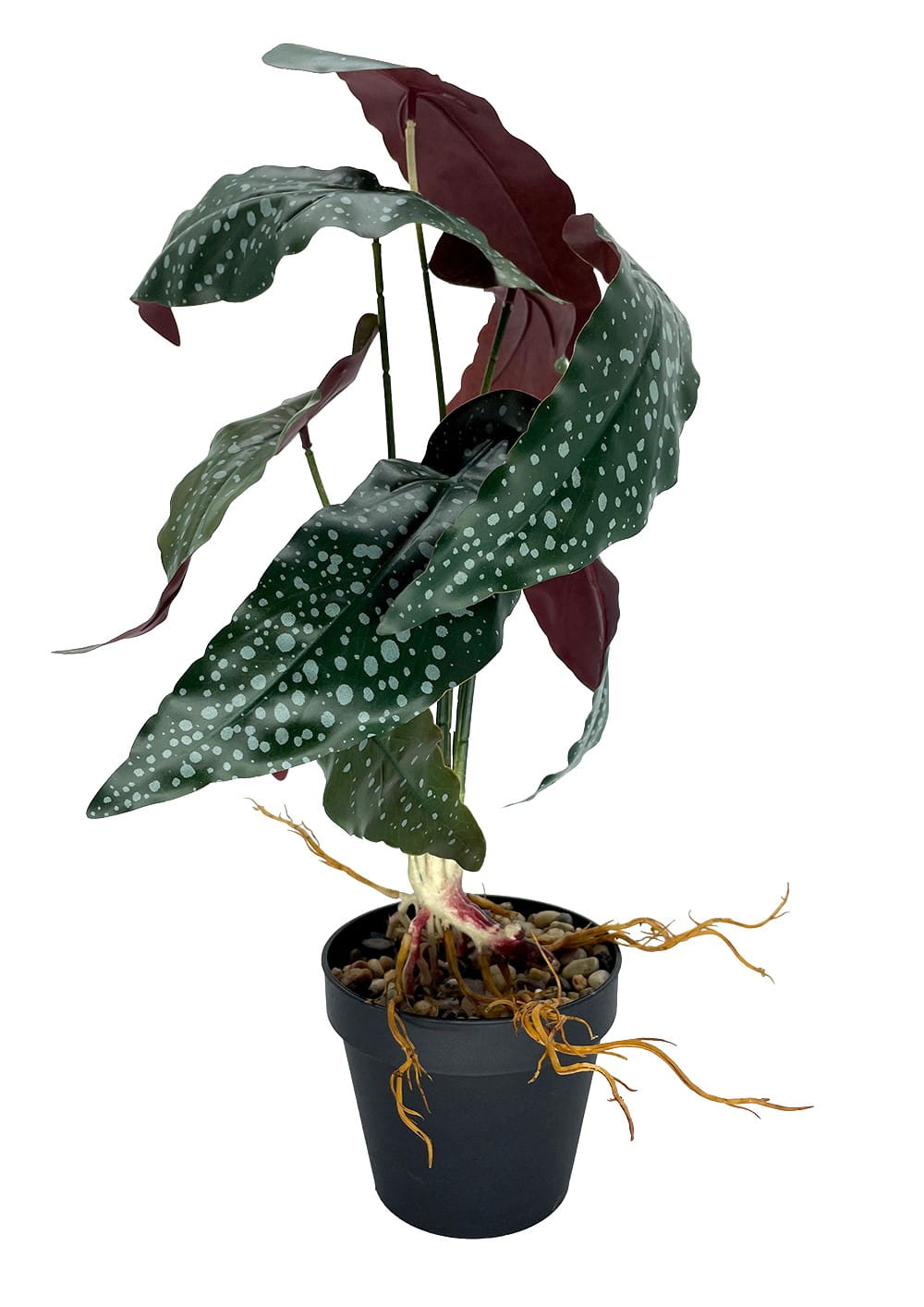 Plante artificielle Bégonia Rosie 47 cm – Green Designers