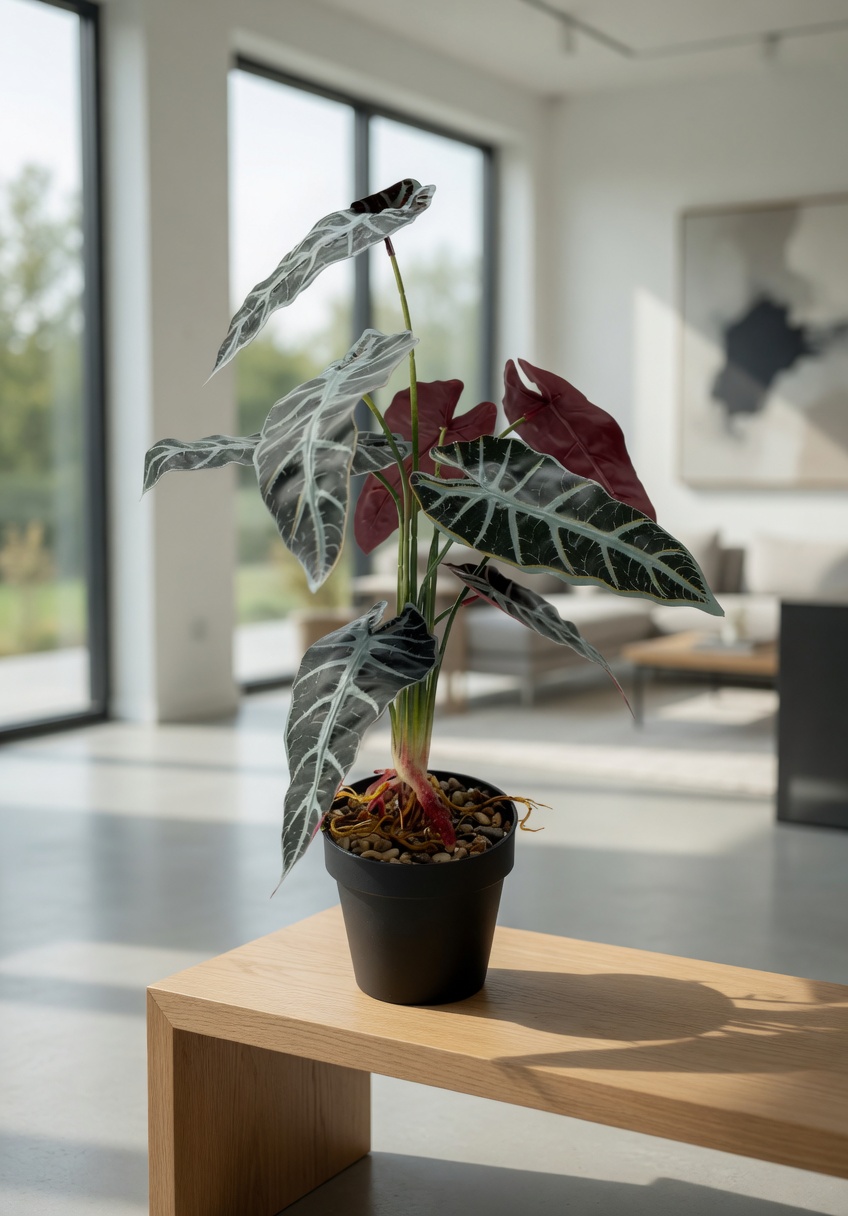 Plante artificielle Alocasia 47 cm – Green Designers