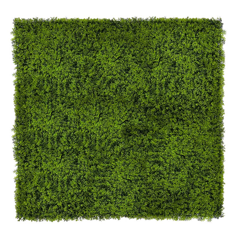 Tapis UV Genévrier vert artificiel 50x50cm – Green Designers